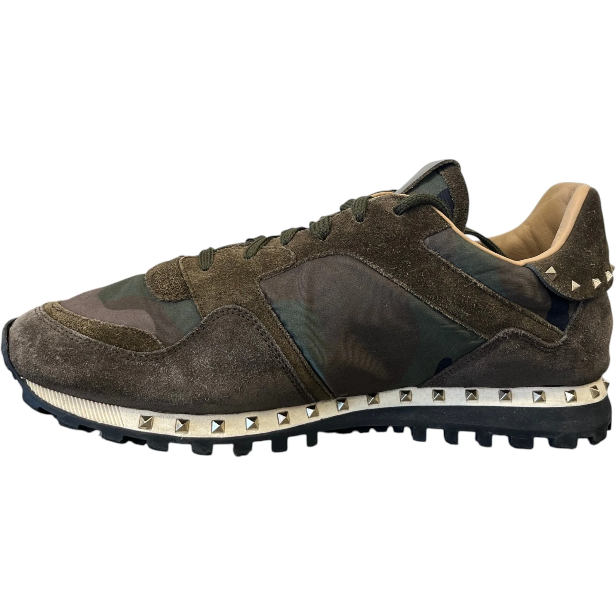 Men's Rockstud Low Trainers Green Size EU 42 / UK 8 - Image 2