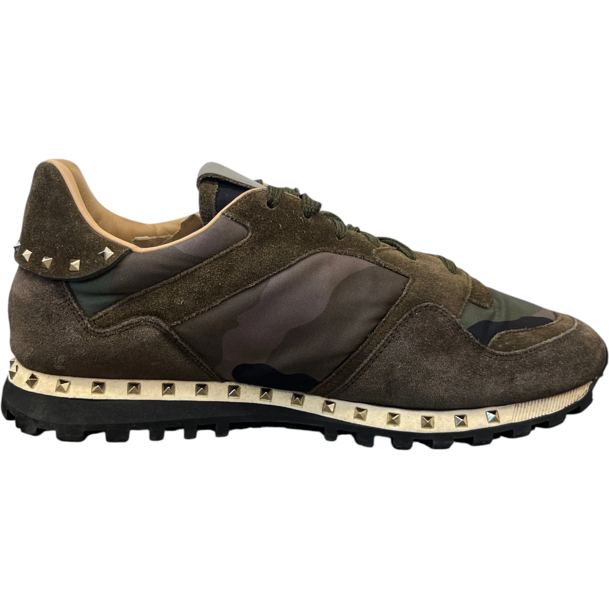 Men's Rockstud Low Trainers Green Size EU 42 / UK 8 - Image 4