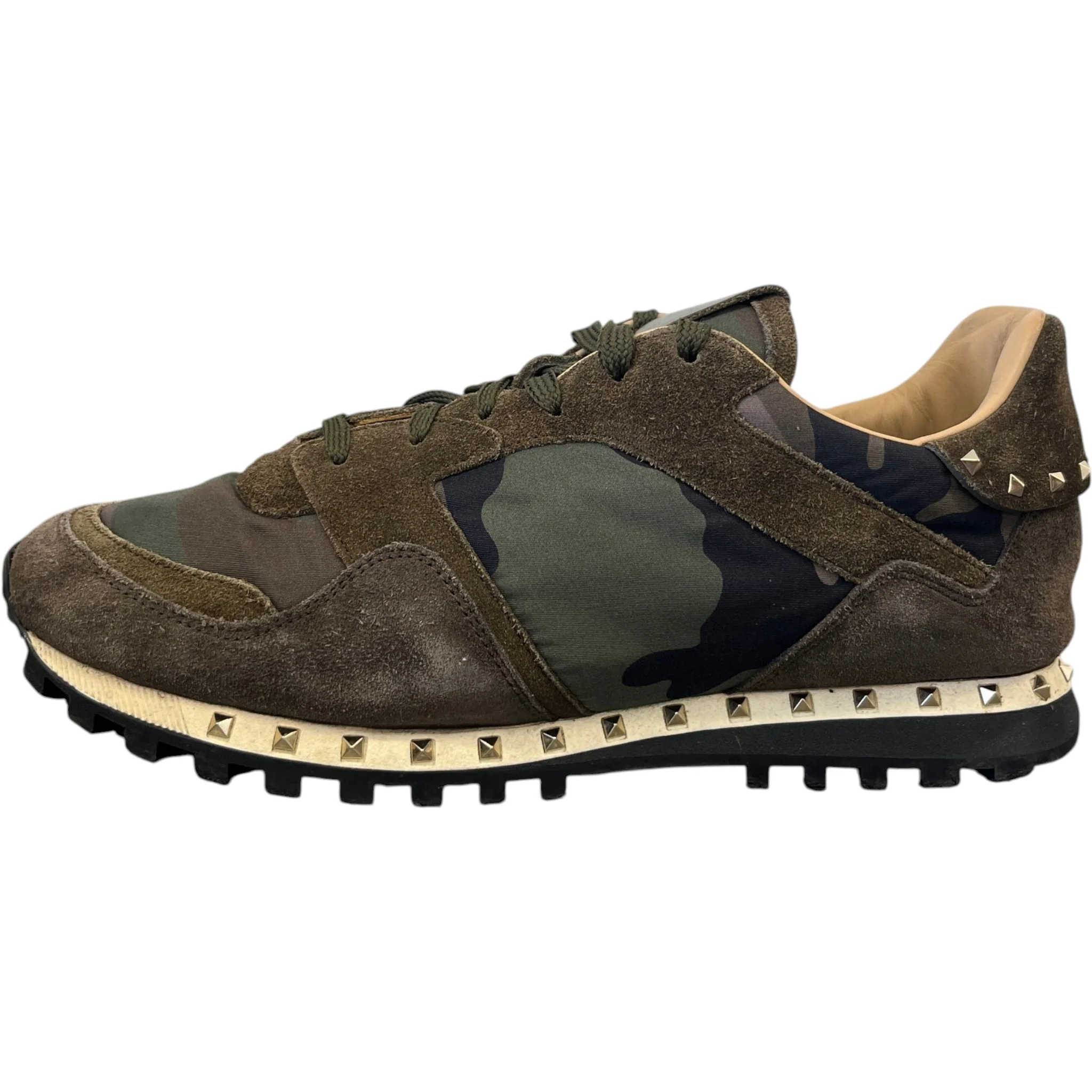 Men's Rockstud Low Trainers Green Size EU 42 / UK 8 - Image 5