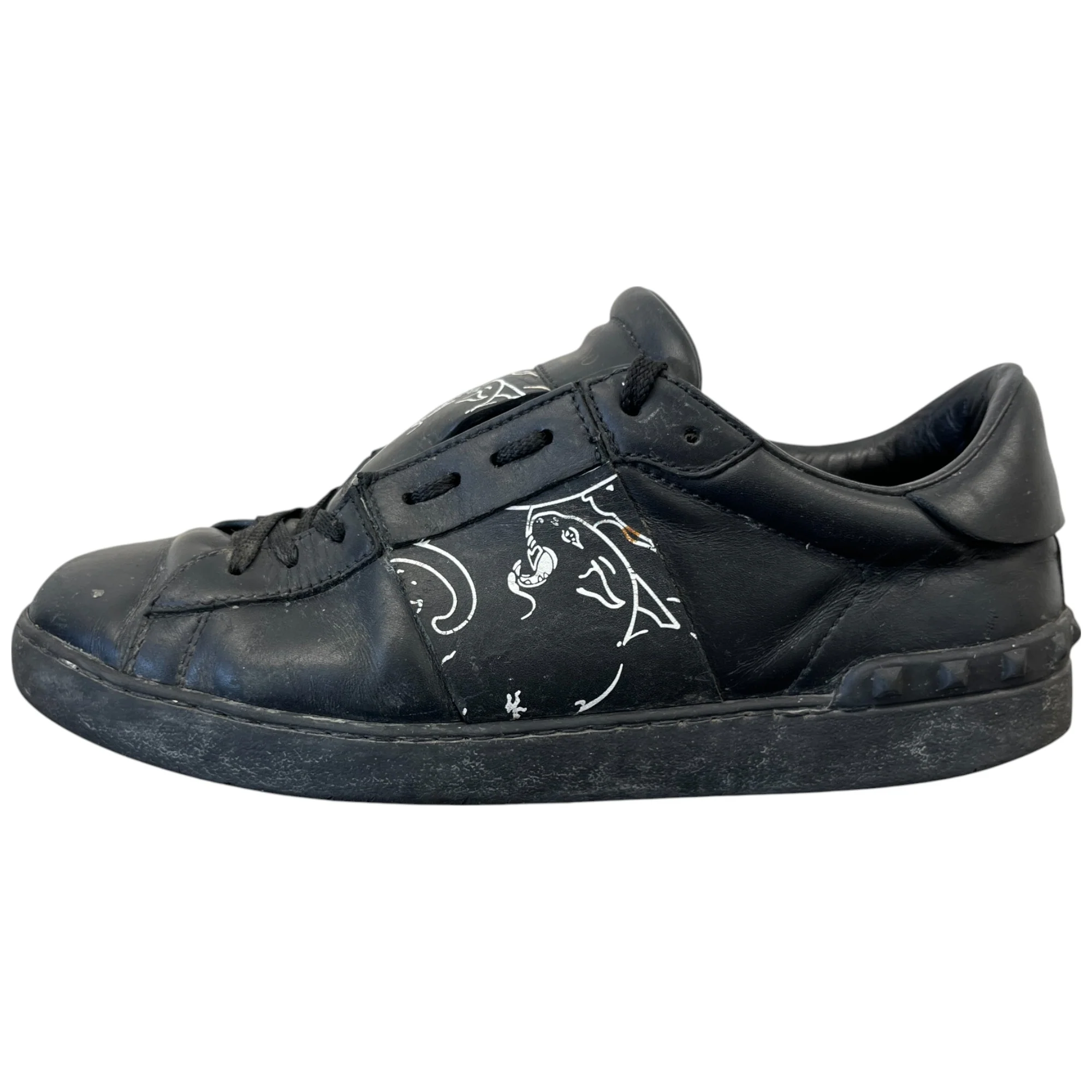 Men's Rockstud Pantha Low Trainers Black Size EU 40 / UK 6 - Image 5