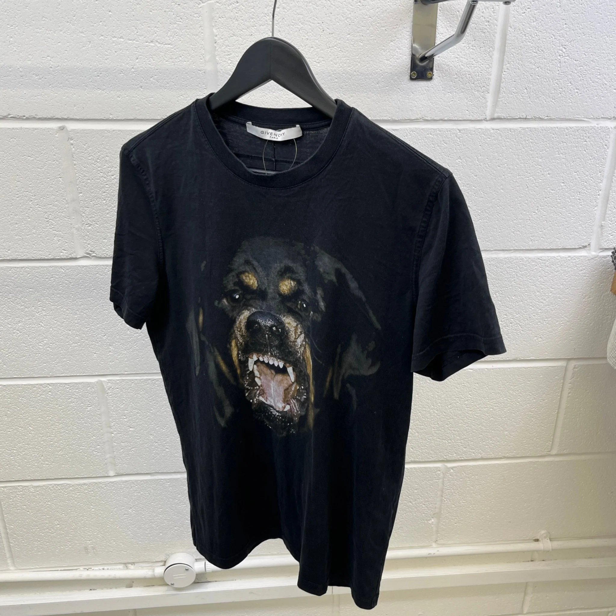 Men's Rottweiler Cloumbian Fit T-Shirt Black Size S - Image 8