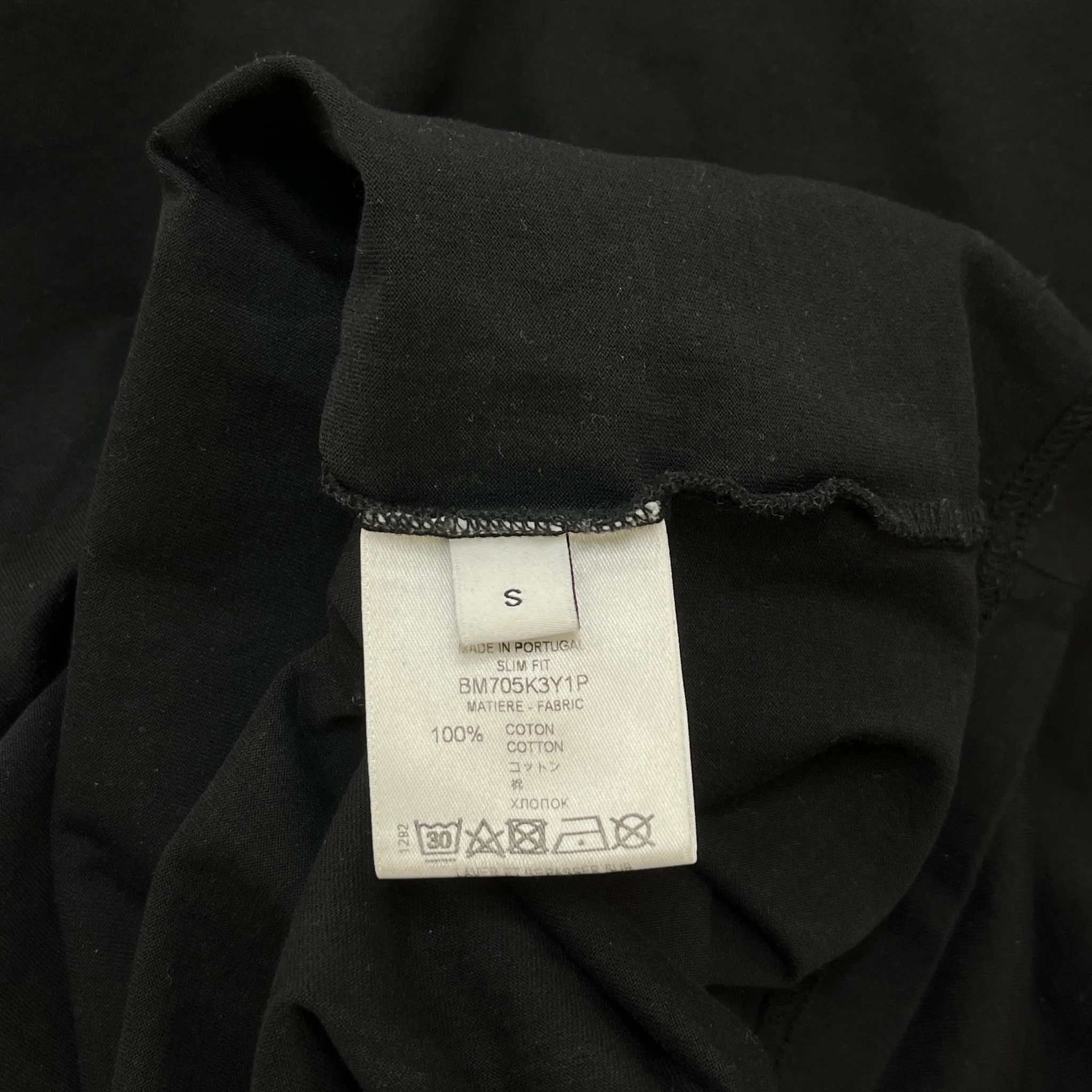 Men's Rottweiler Print T-Shirt Black Size S - Image 5
