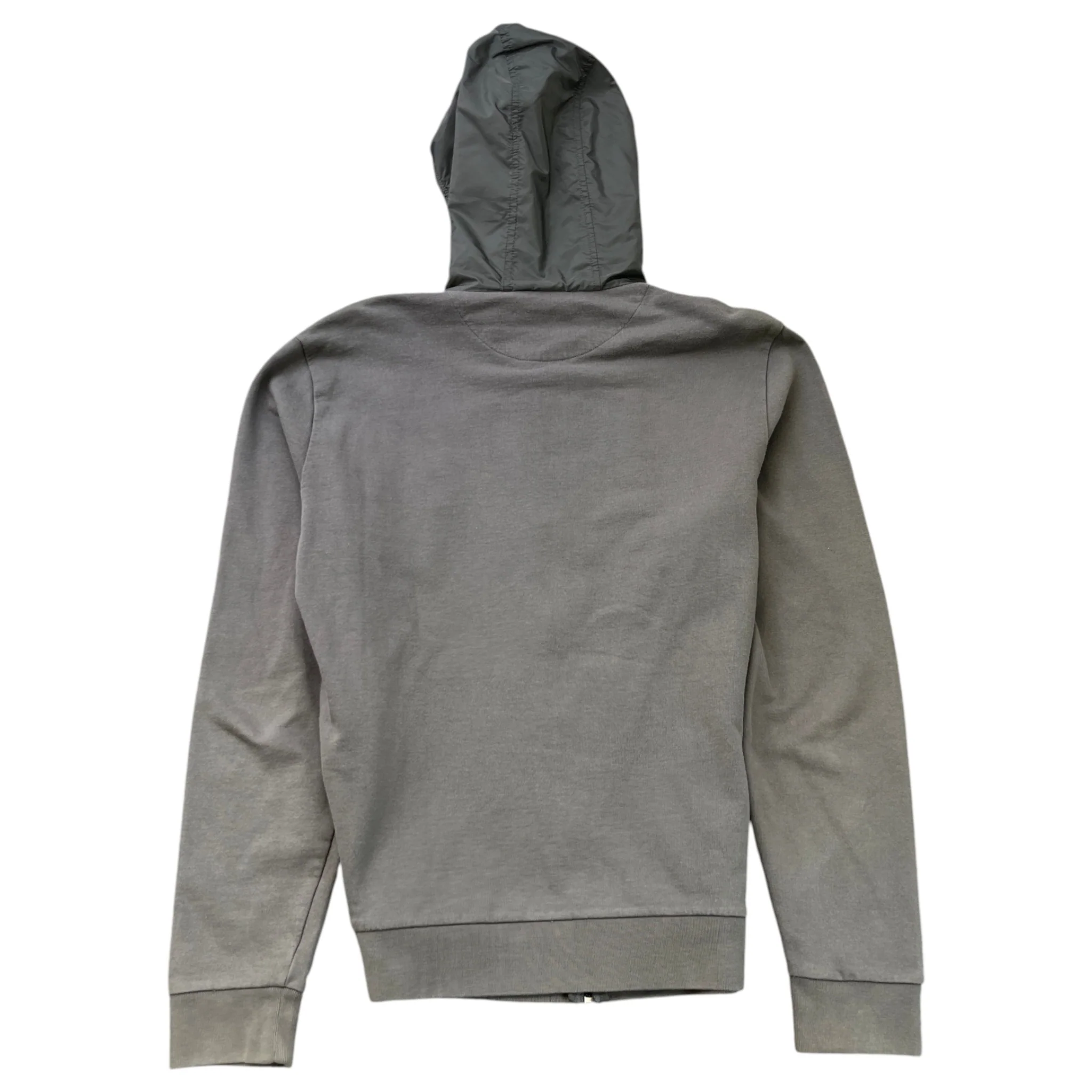 Men's Rubber Logo Hoodie Grey Size M - Image 2