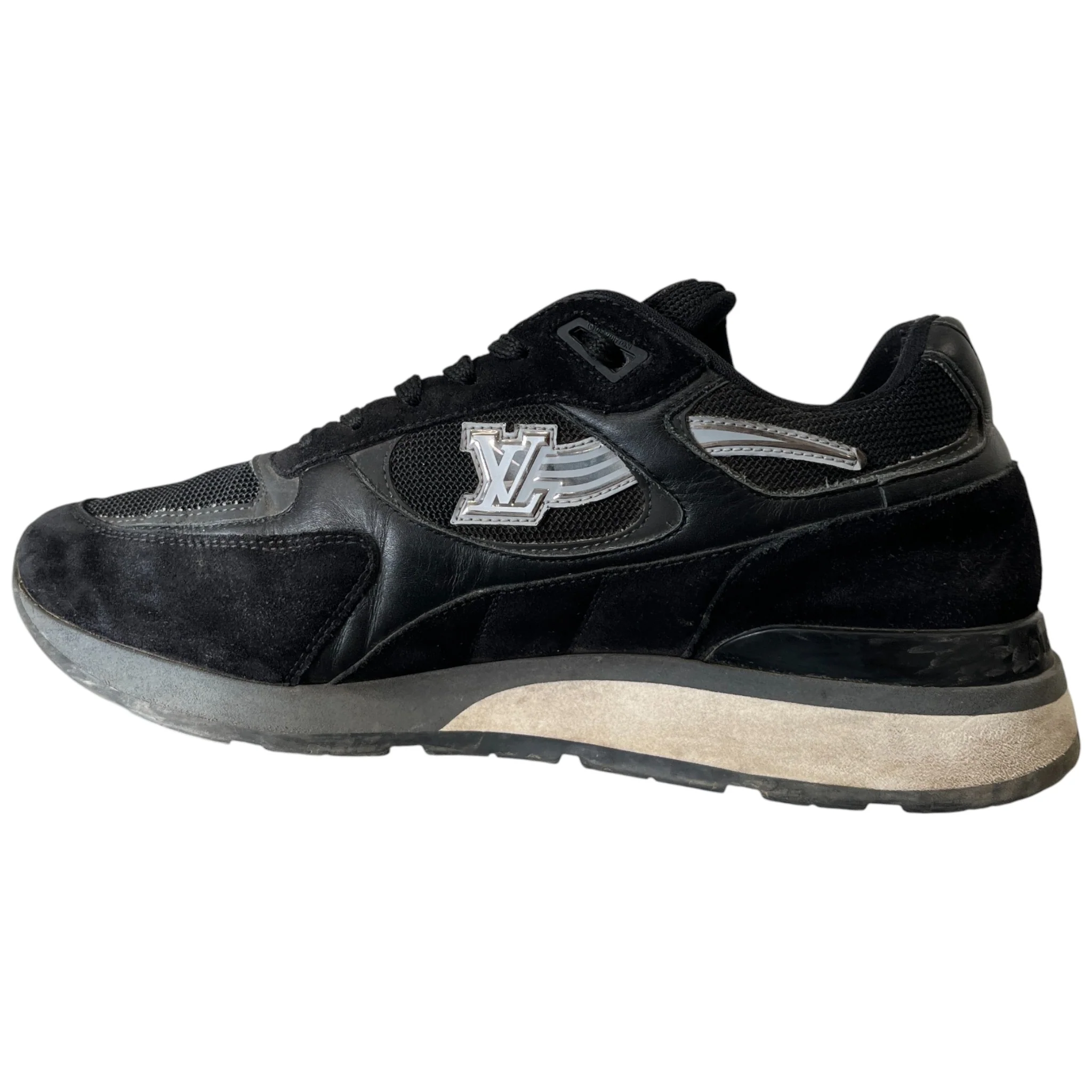 Men's Run Away Low Trainers Black Size EU 41 / UK 7 - Image 2