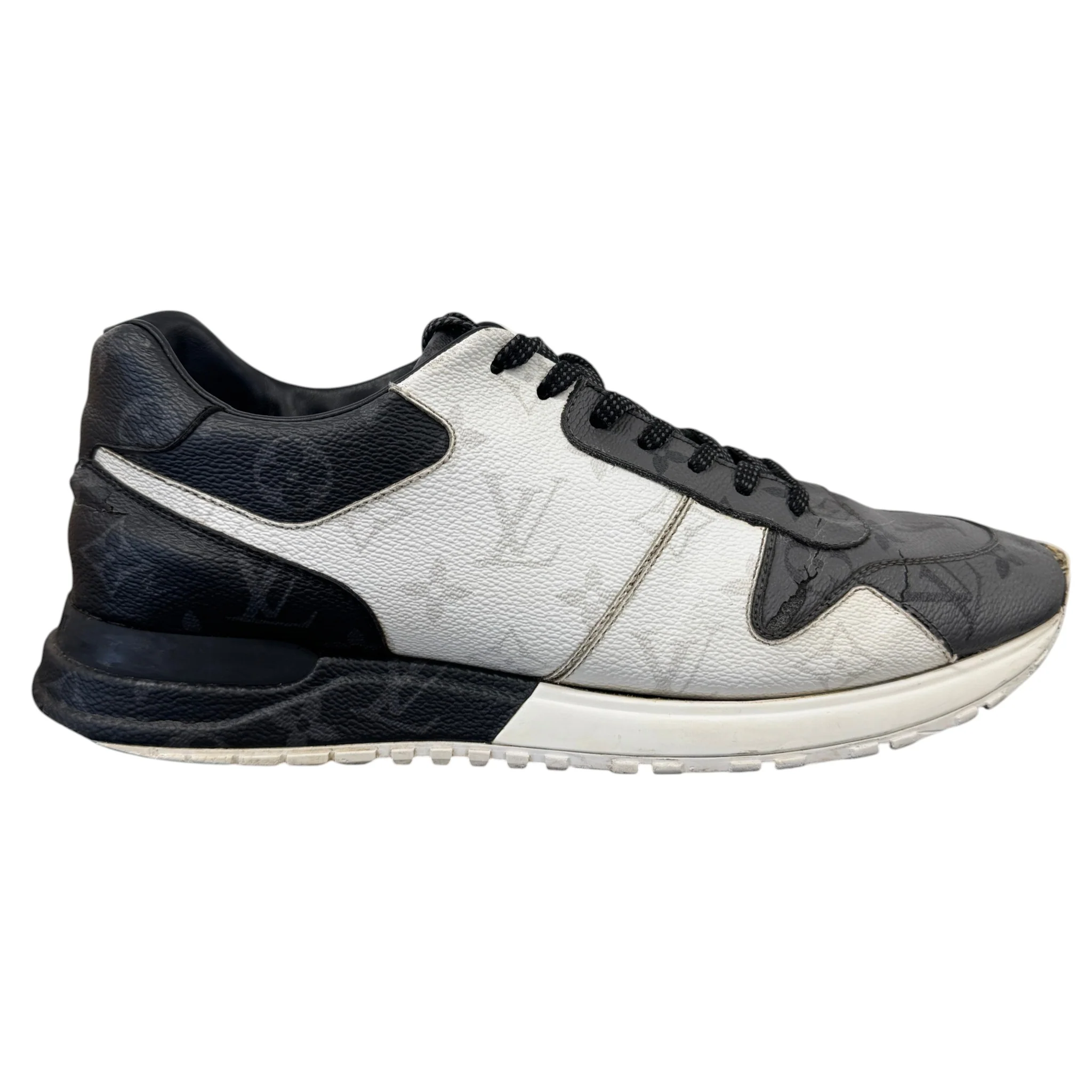 Men's Run Away Low Trainers Black Size EU 41.5 / UK 7.5