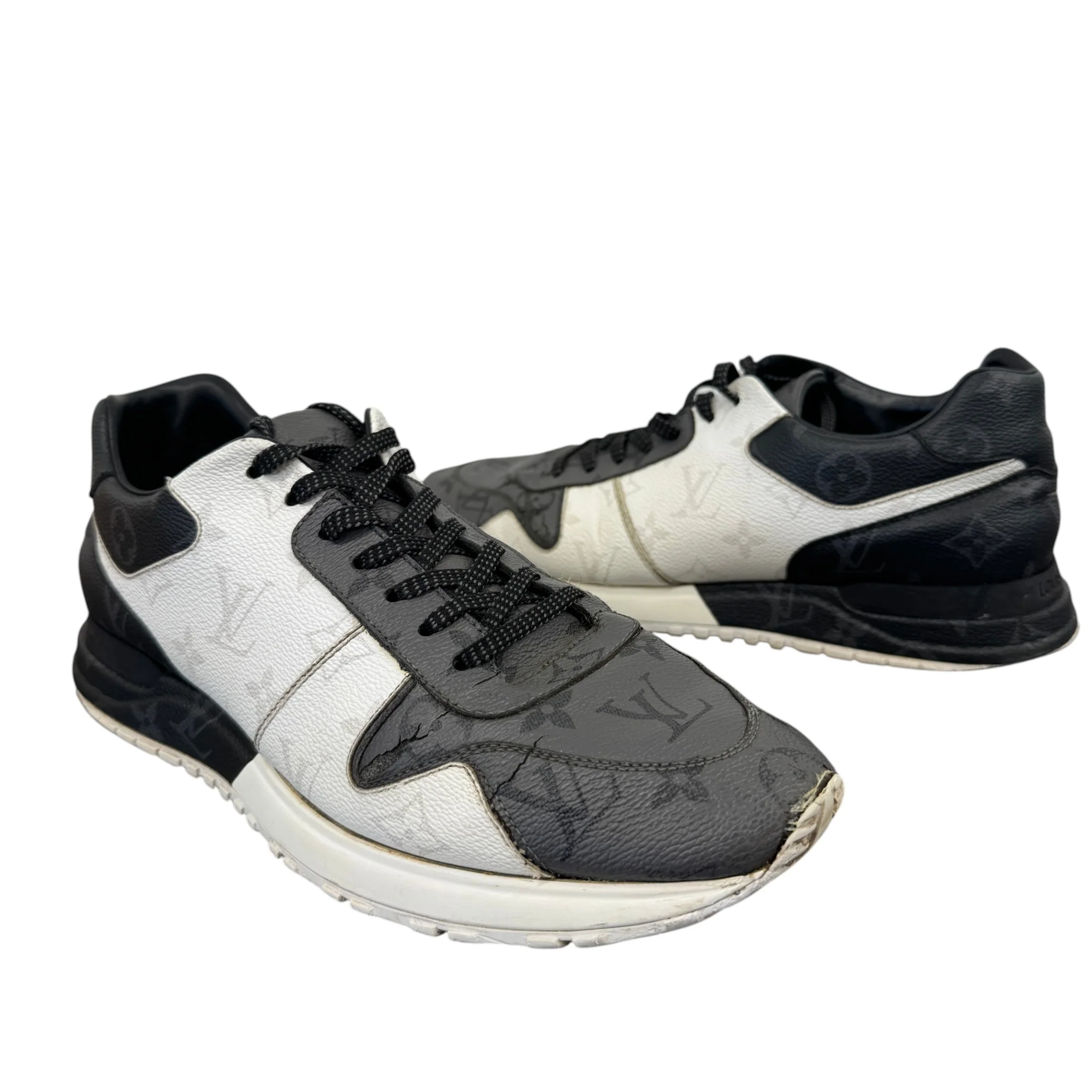 Men's Run Away Low Trainers Black Size EU 41.5 / UK 7.5 - Image 3
