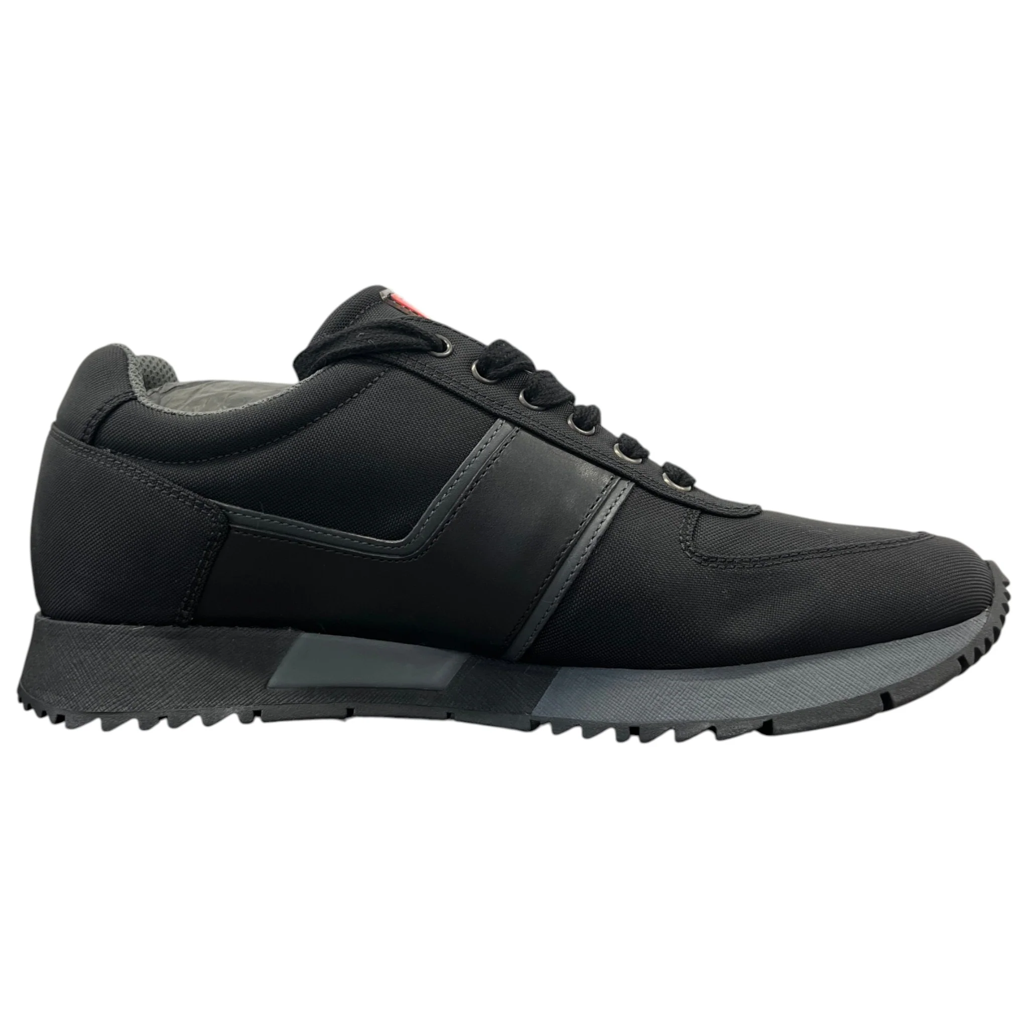 Men's Runner Low Trainers Black Size EU 40 / UK 6 - Image 4