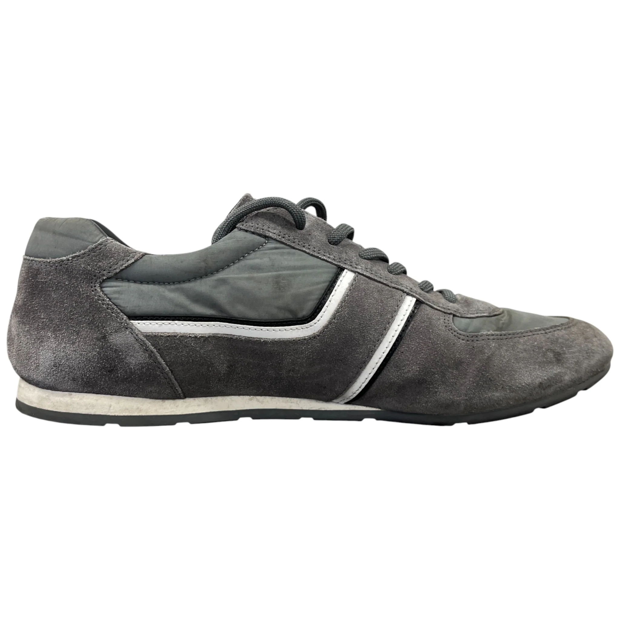 Men's Runner Low Trainers Grey Size EU 43 / UK 9 - Image 4
