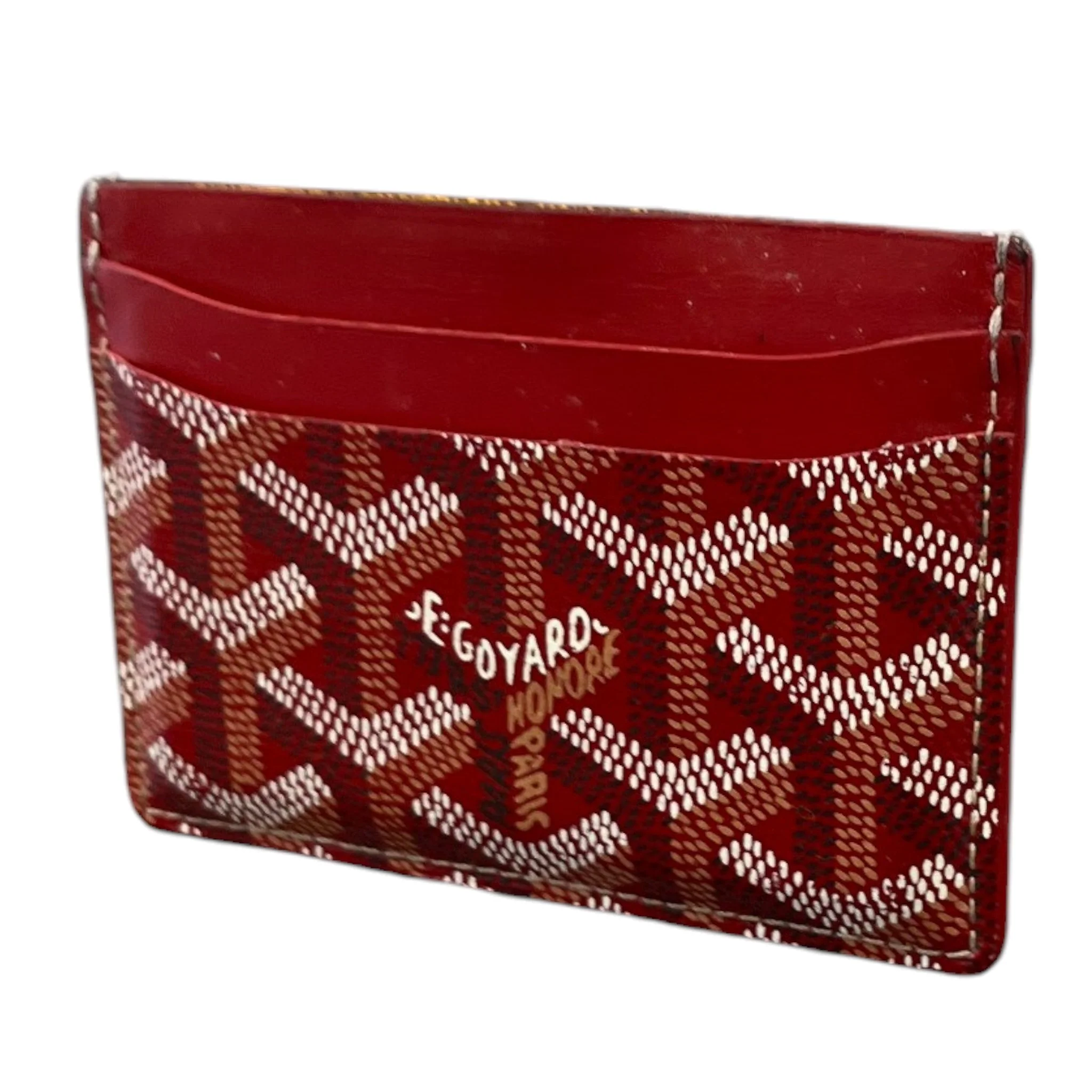 Men's Saint Sulpice Card Holder Red - Image 3