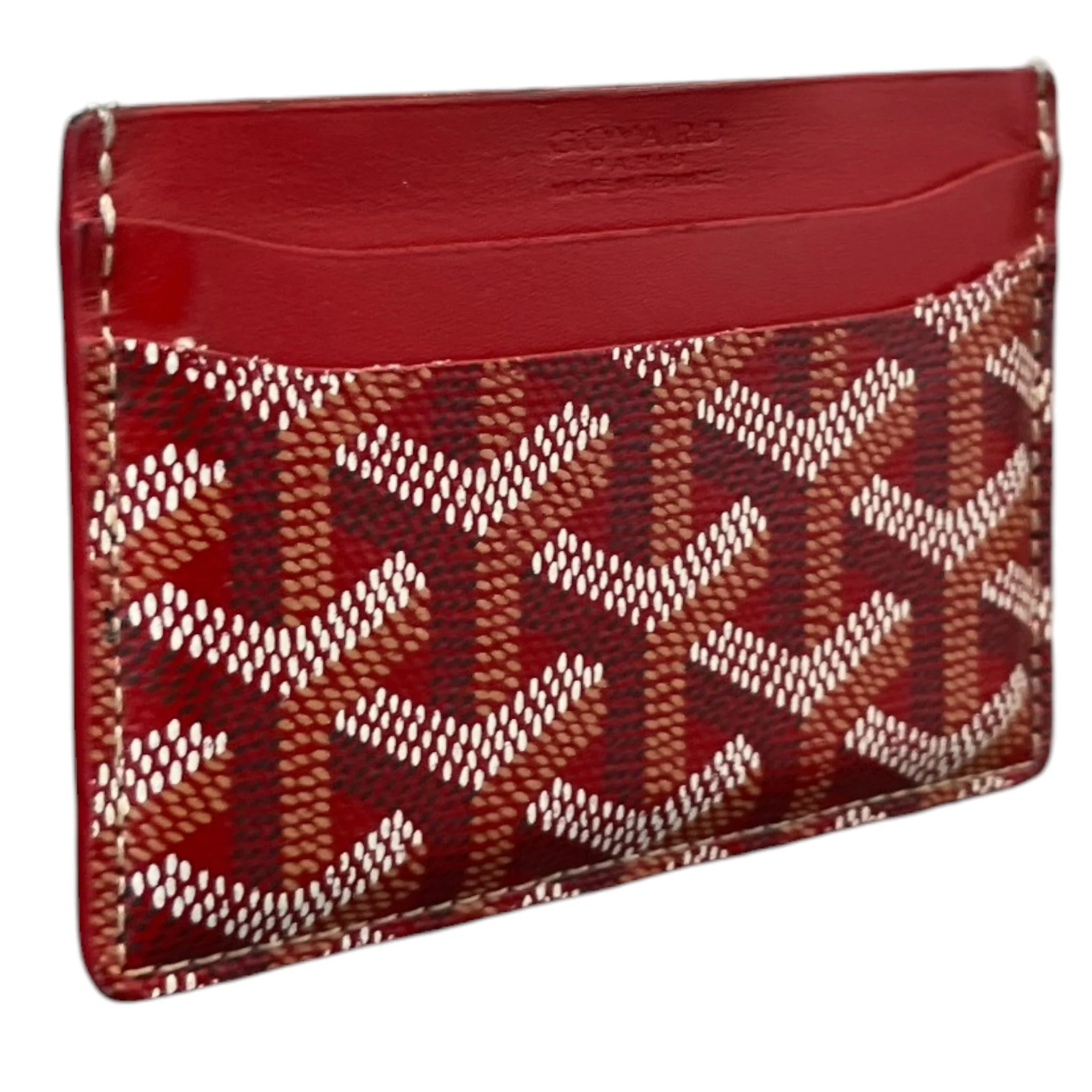 Men's Saint Sulpice Card Holder Red - Image 6