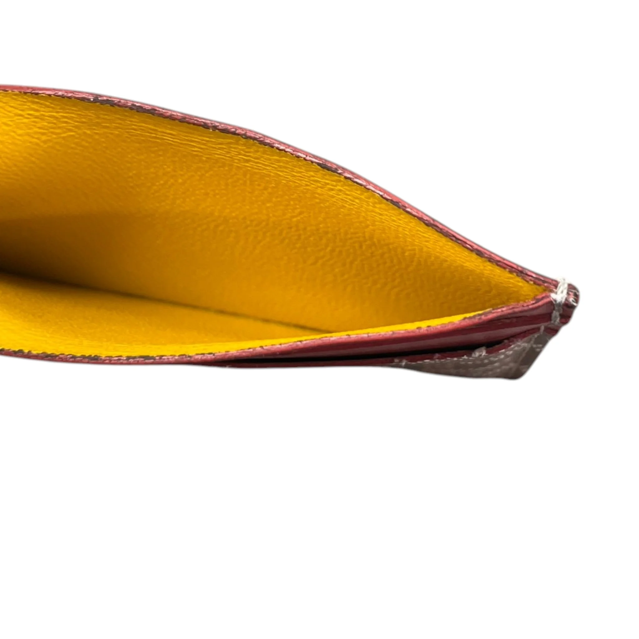 Men's Saint Sulpice Card Holder Red - Image 7