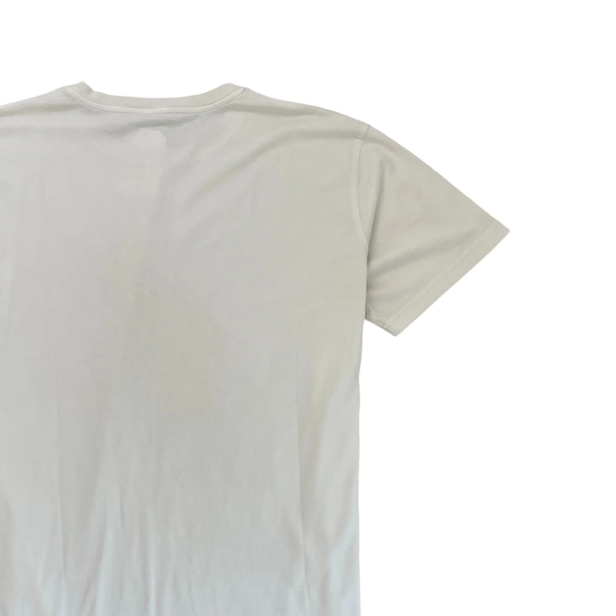 Men's Schematics Logo T-Shirt White Size L - Image 4