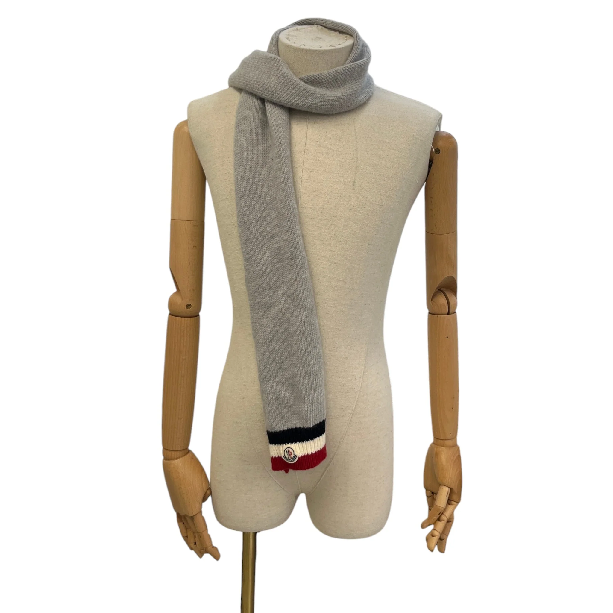 Men's Sciarpa Scarf Grey Size L - Image 2