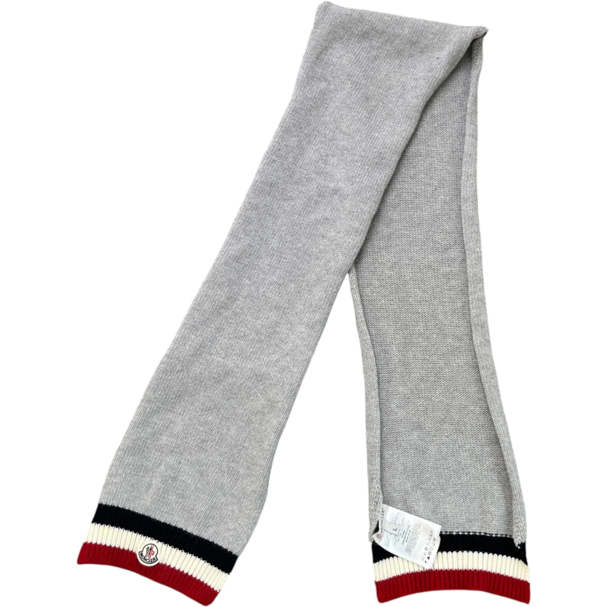 Men's Sciarpa Scarf Grey Size L - Image 3