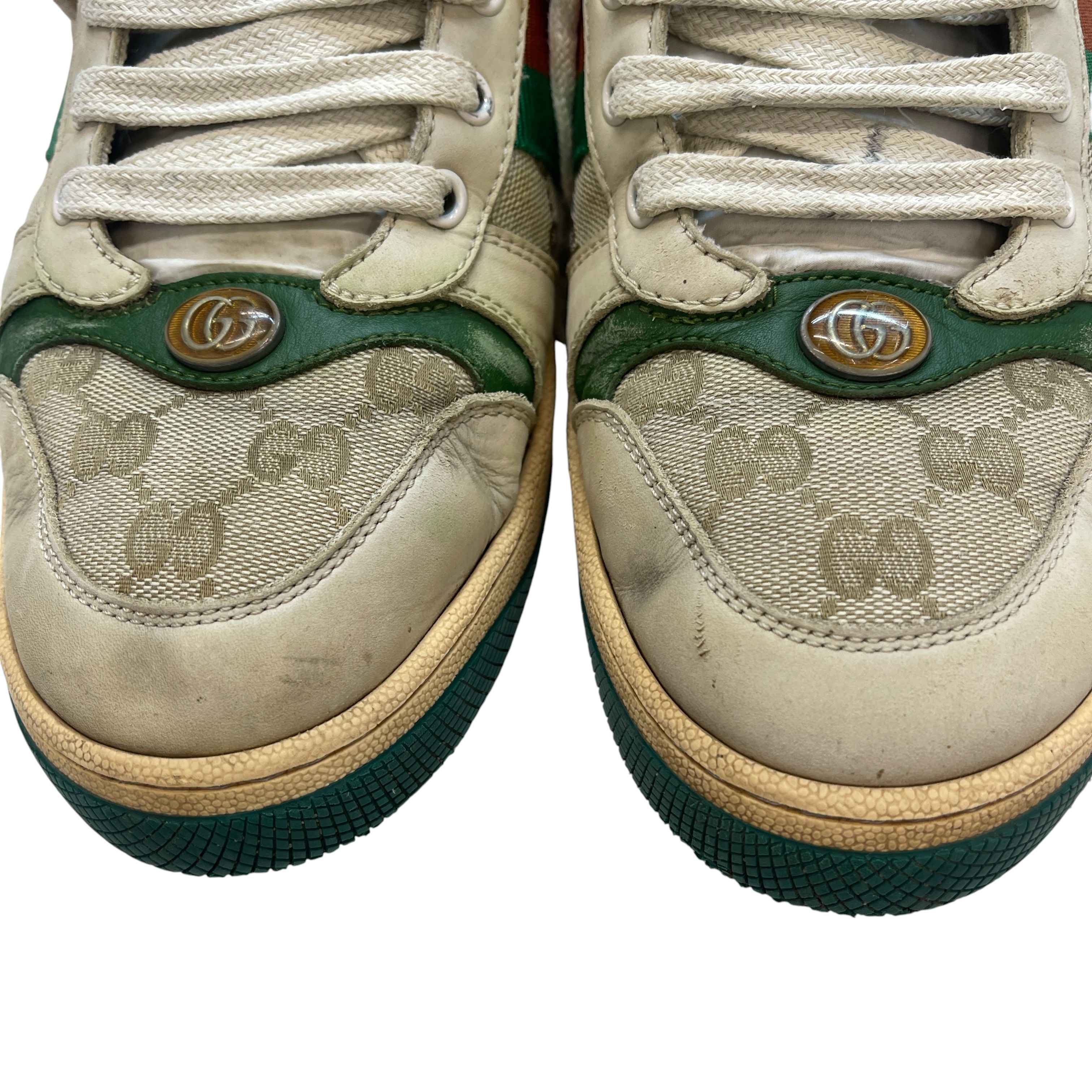 Men's Screener Distressed Low Trainers Green Size EU 42.5 / UK 8.5 - Image 14