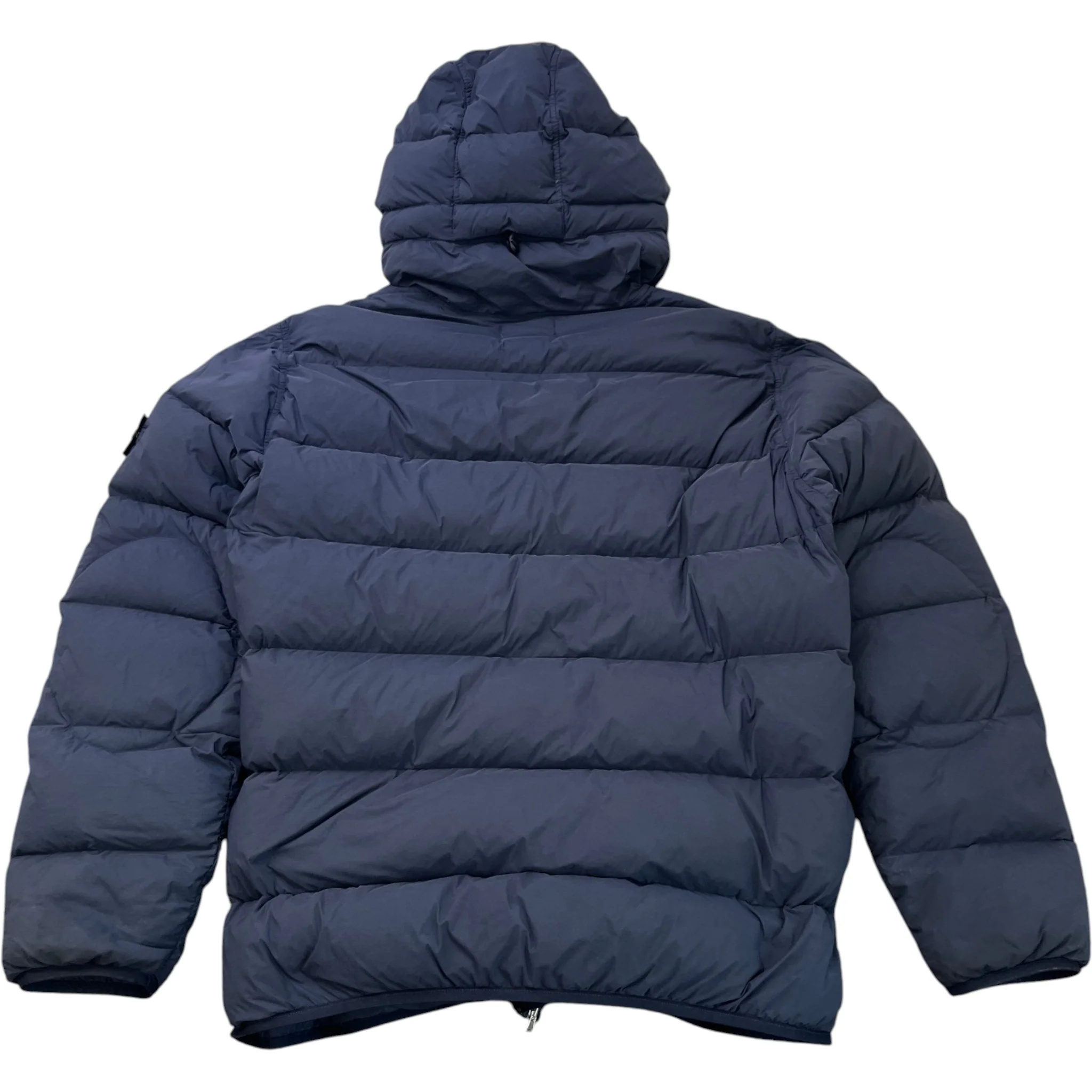Men's Seamless Tunnel Nylon Down Jacket Navy Size XL - Image 2