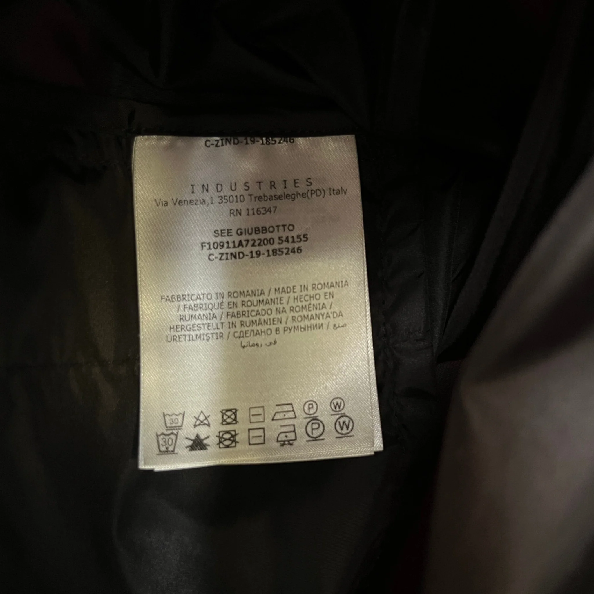 Men's See Jacket Black Size 2 / M - Image 9