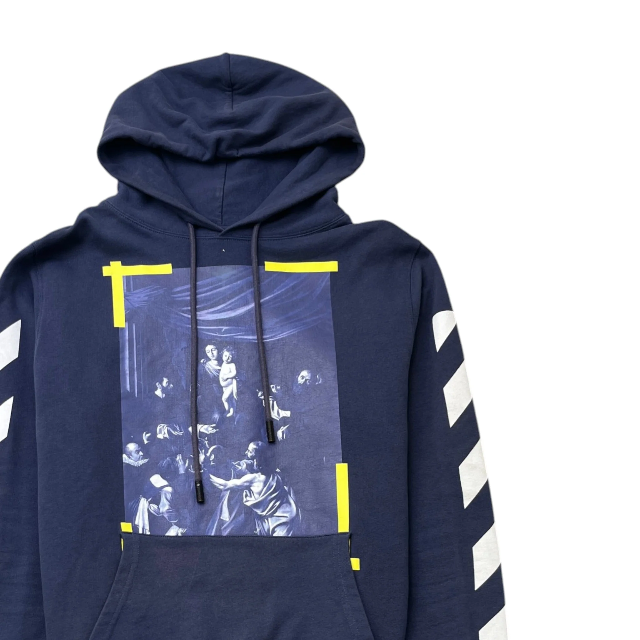 Men's Seeing Things Caravaggio Hoodie Blue Size S - Image 3