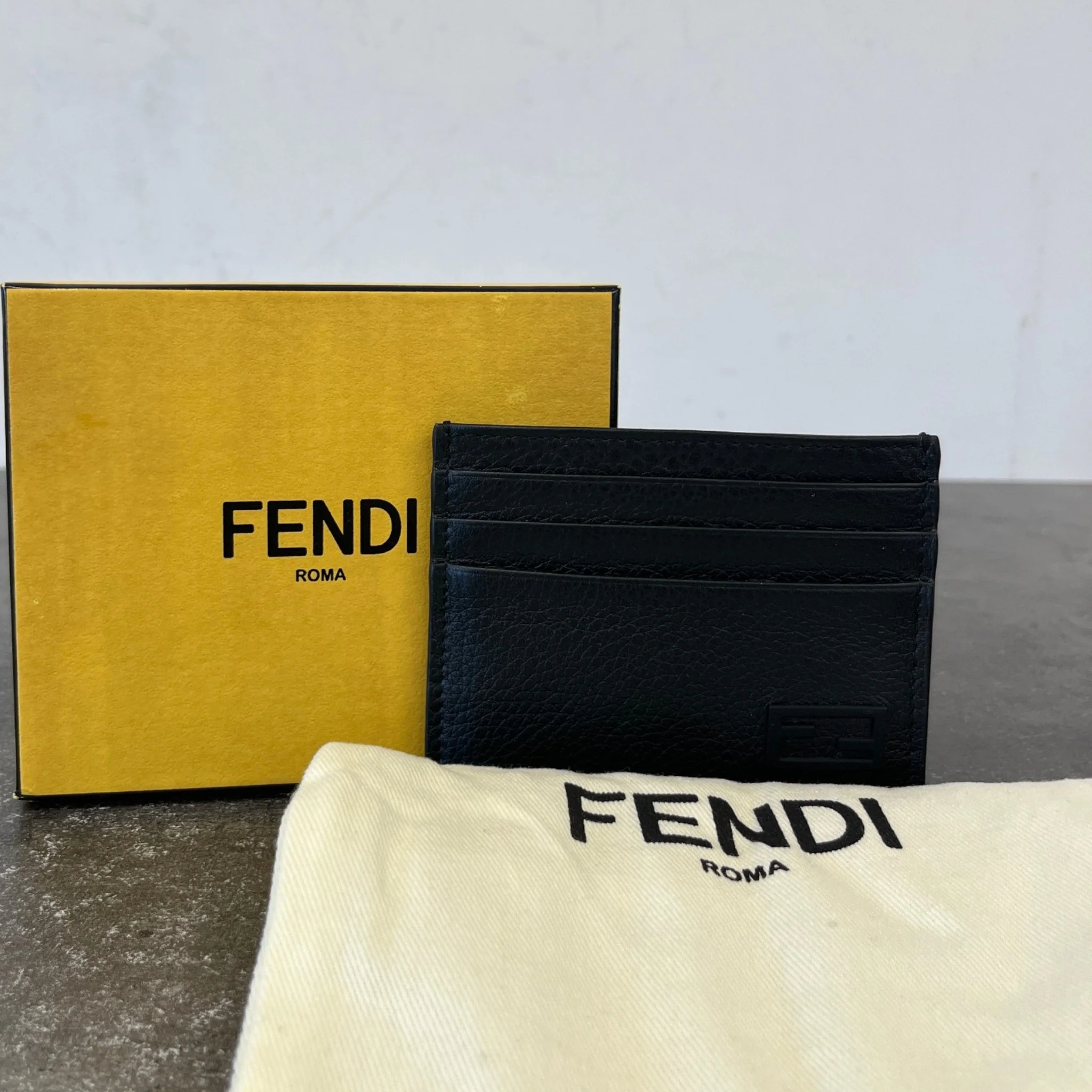 Men's Shadow Slim Card Holder Black - Image 7