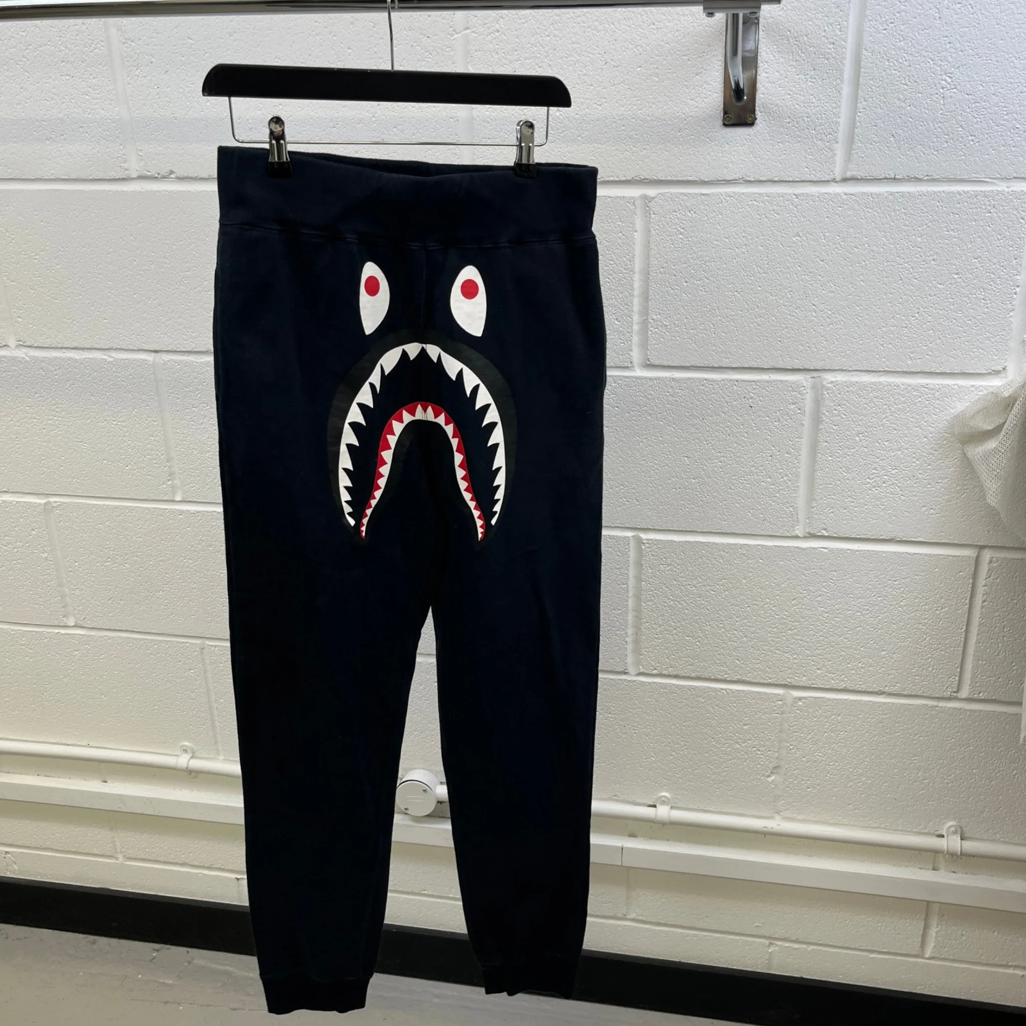 Men's Shark Joggers Black Size M - Image 9