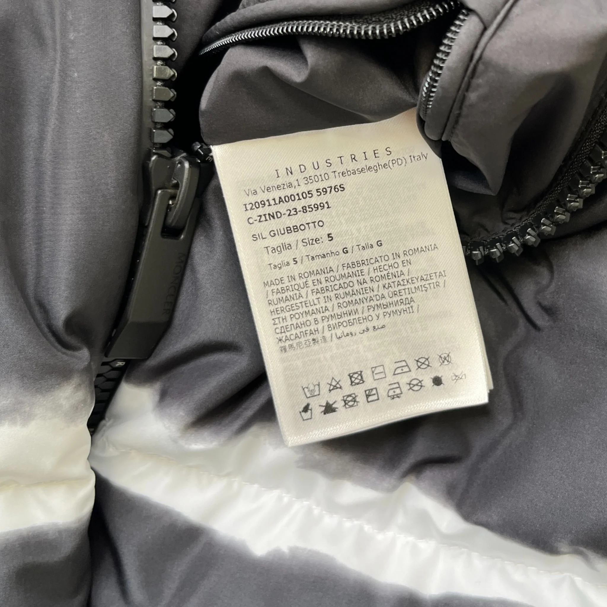 Men's Sil Down Jacket Black Size 5 / XXL - Image 9