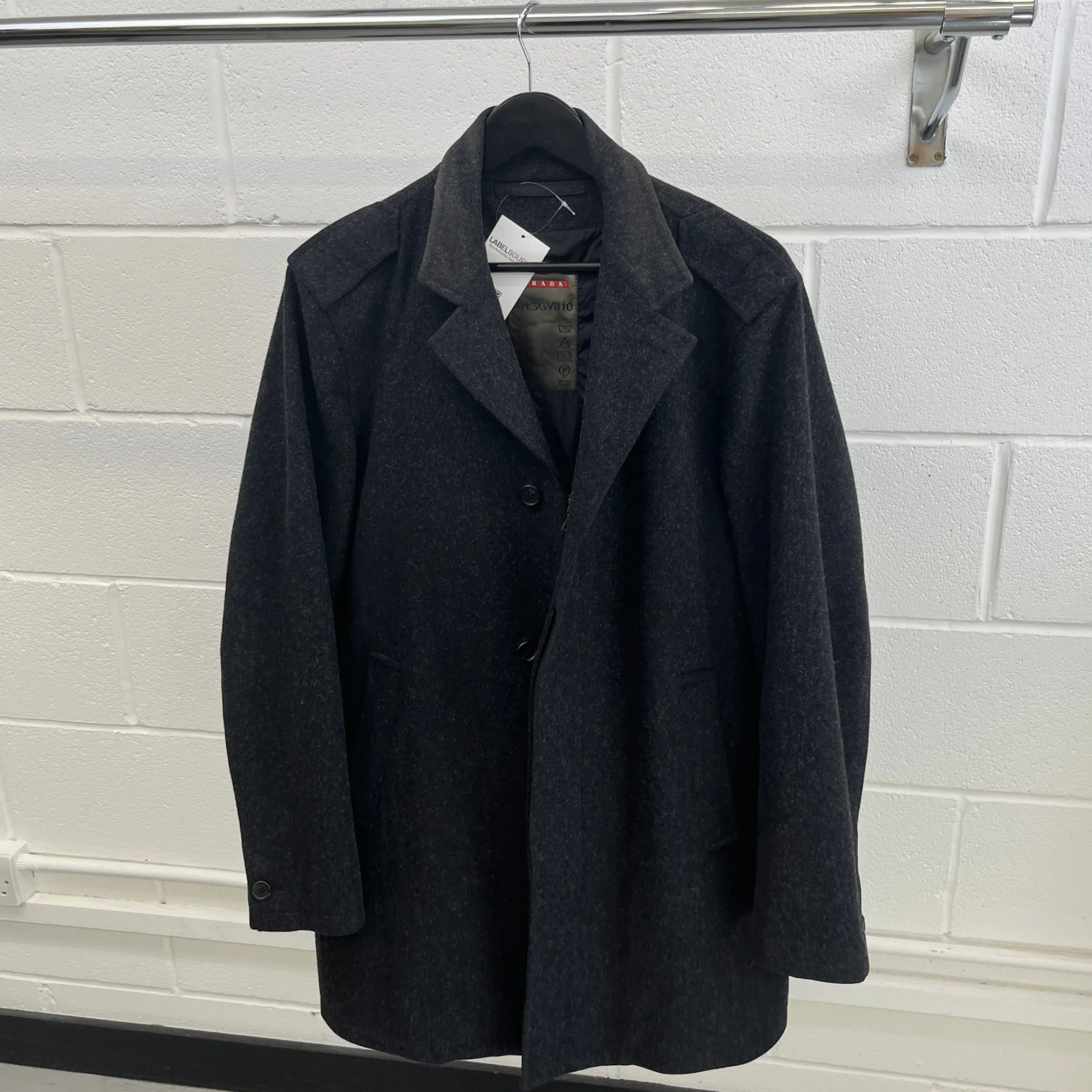 Men's Single Breasted Jacket Black Size IT 48 / M - Image 10