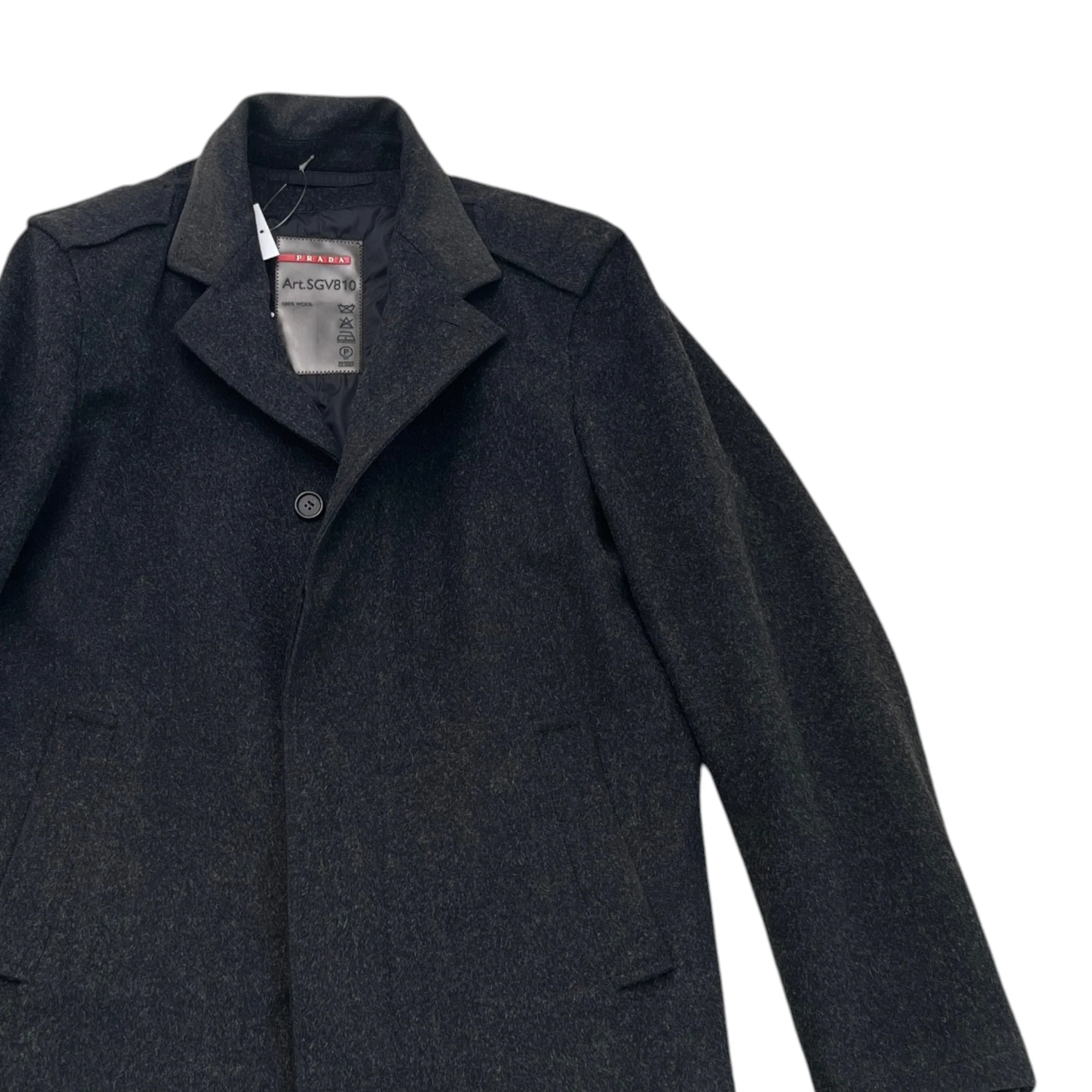 Men's Single Breasted Jacket Black Size IT 48 / M - Image 3