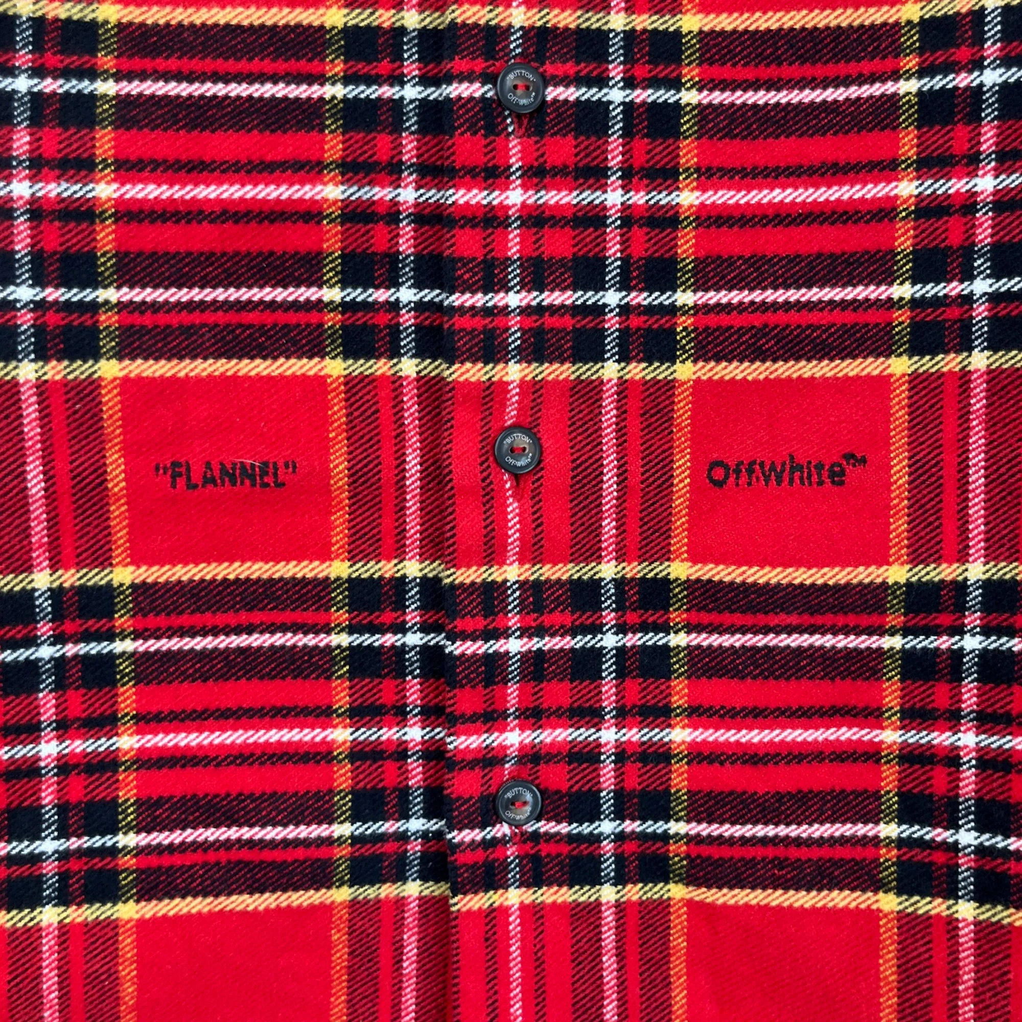 Men's Skate Tartan OverShirt Red Size M - Image 5