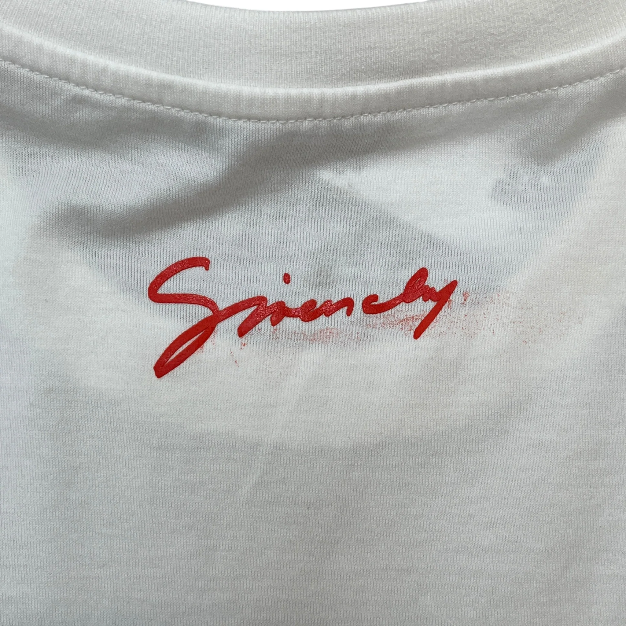 Men's Sketch Logo T-Shirt White Size XS - Image 7