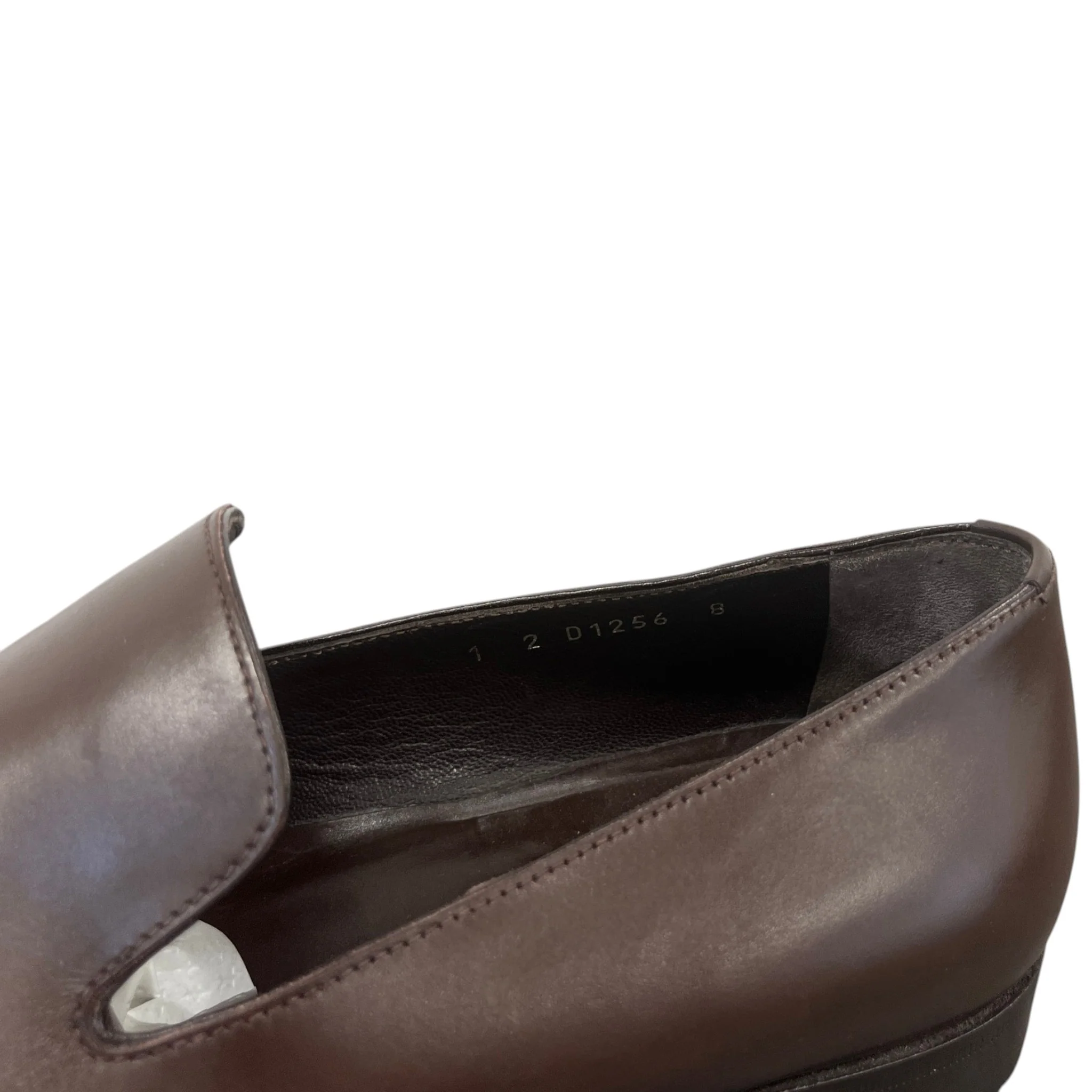 Men's Slip On Loafers Brown Size EU 42 / UK 8 - Image 12