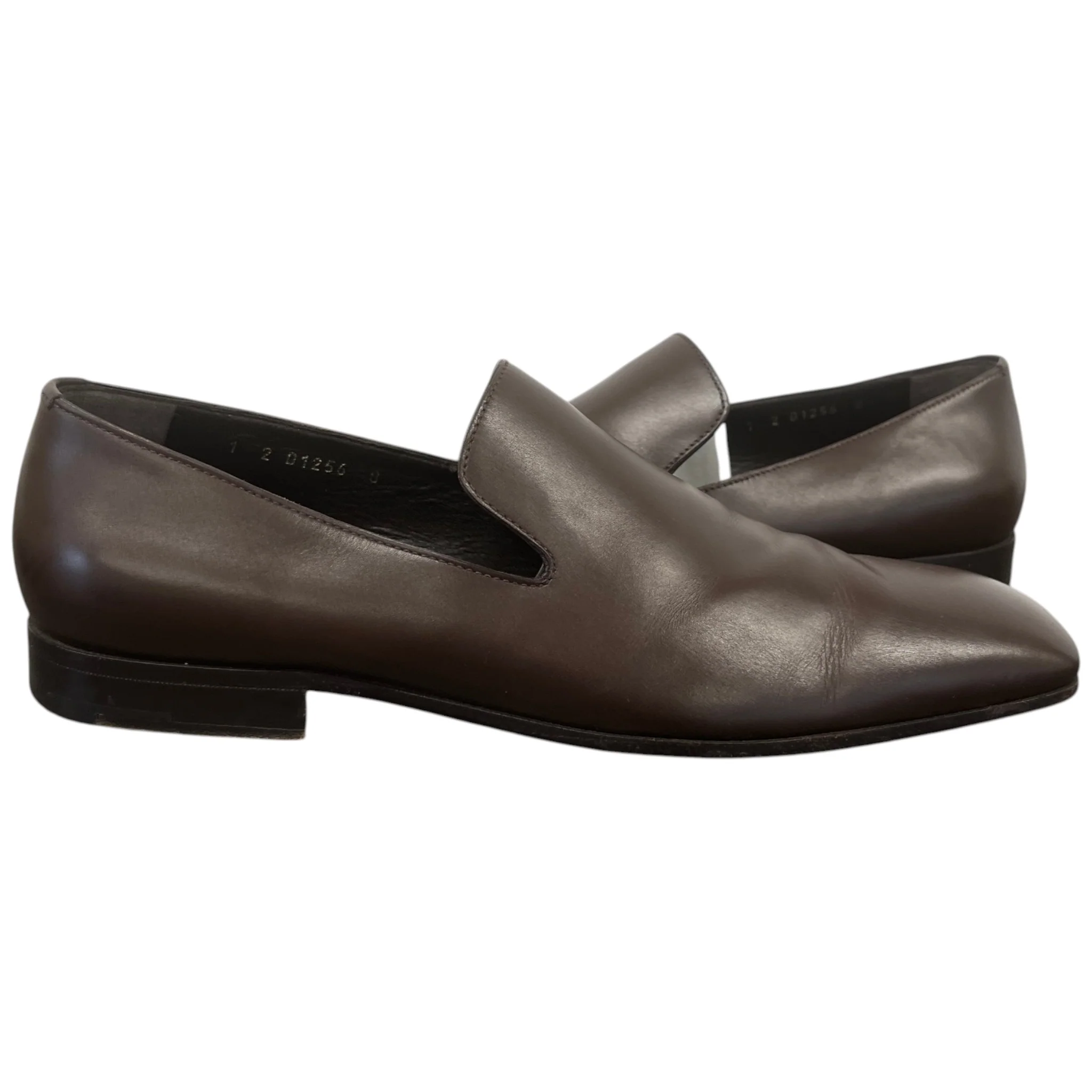 Men's Slip On Loafers Brown Size EU 42 / UK 8 - Image 3