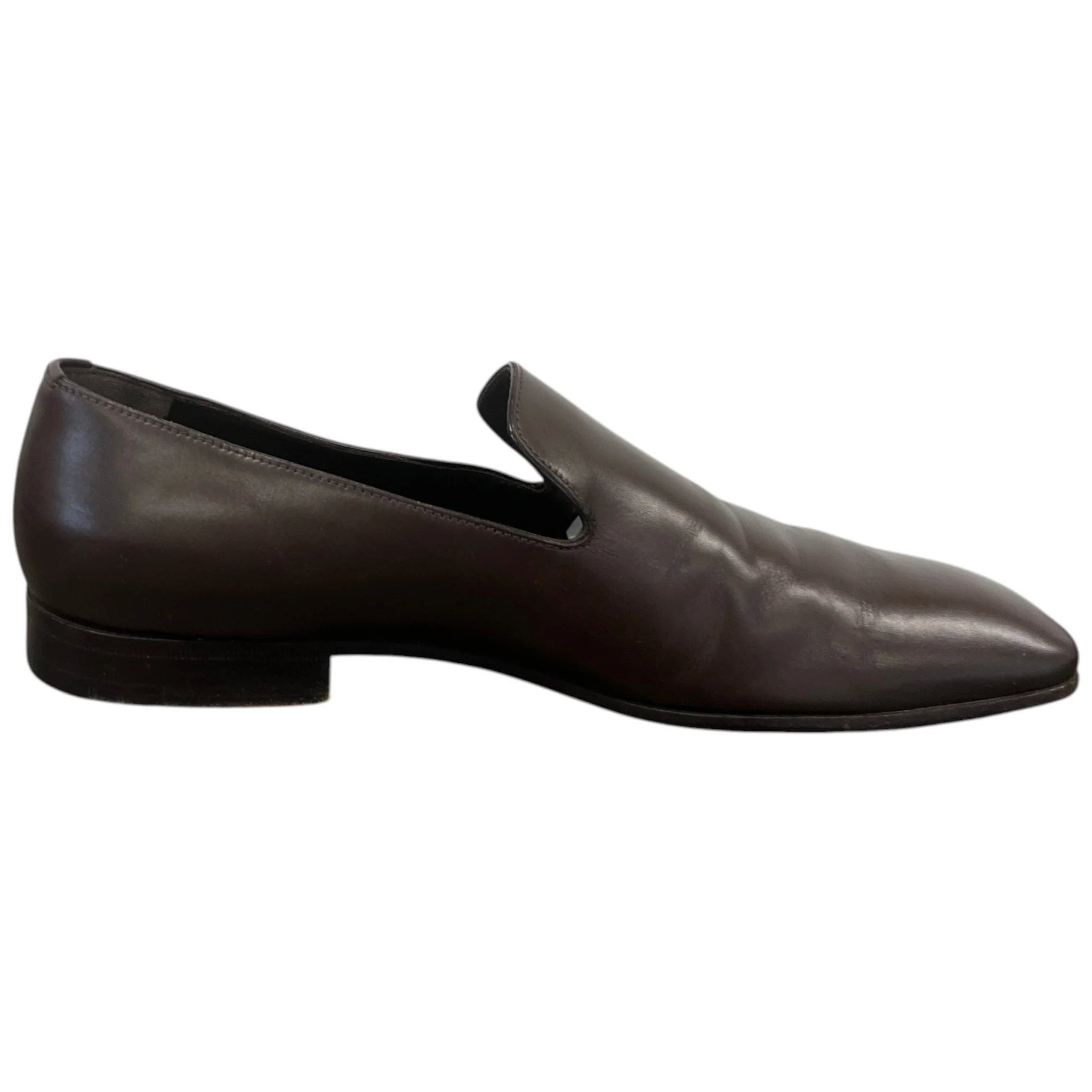 Men's Slip On Loafers Brown Size EU 42 / UK 8 - Image 4