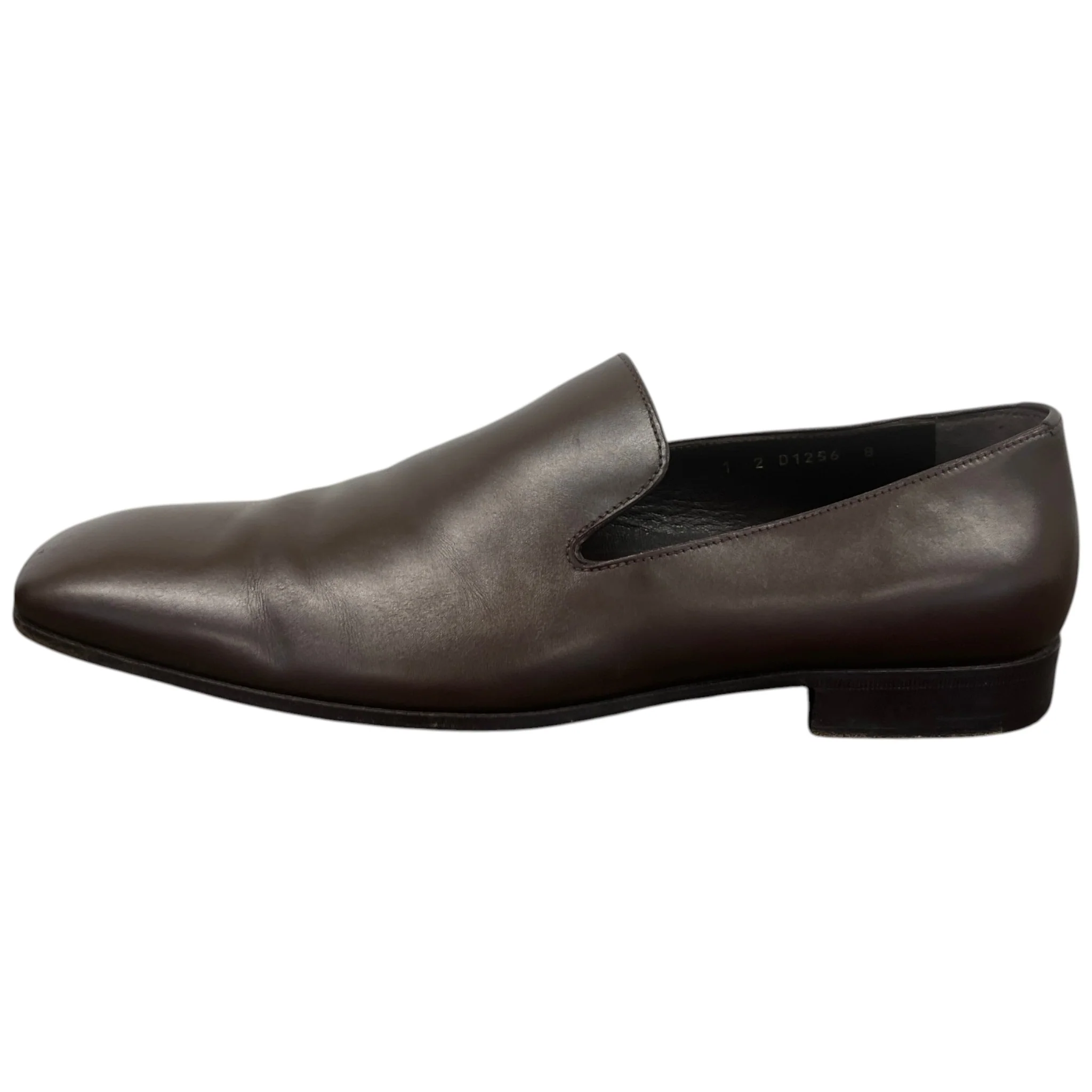 Men's Slip On Loafers Brown Size EU 42 / UK 8 - Image 5