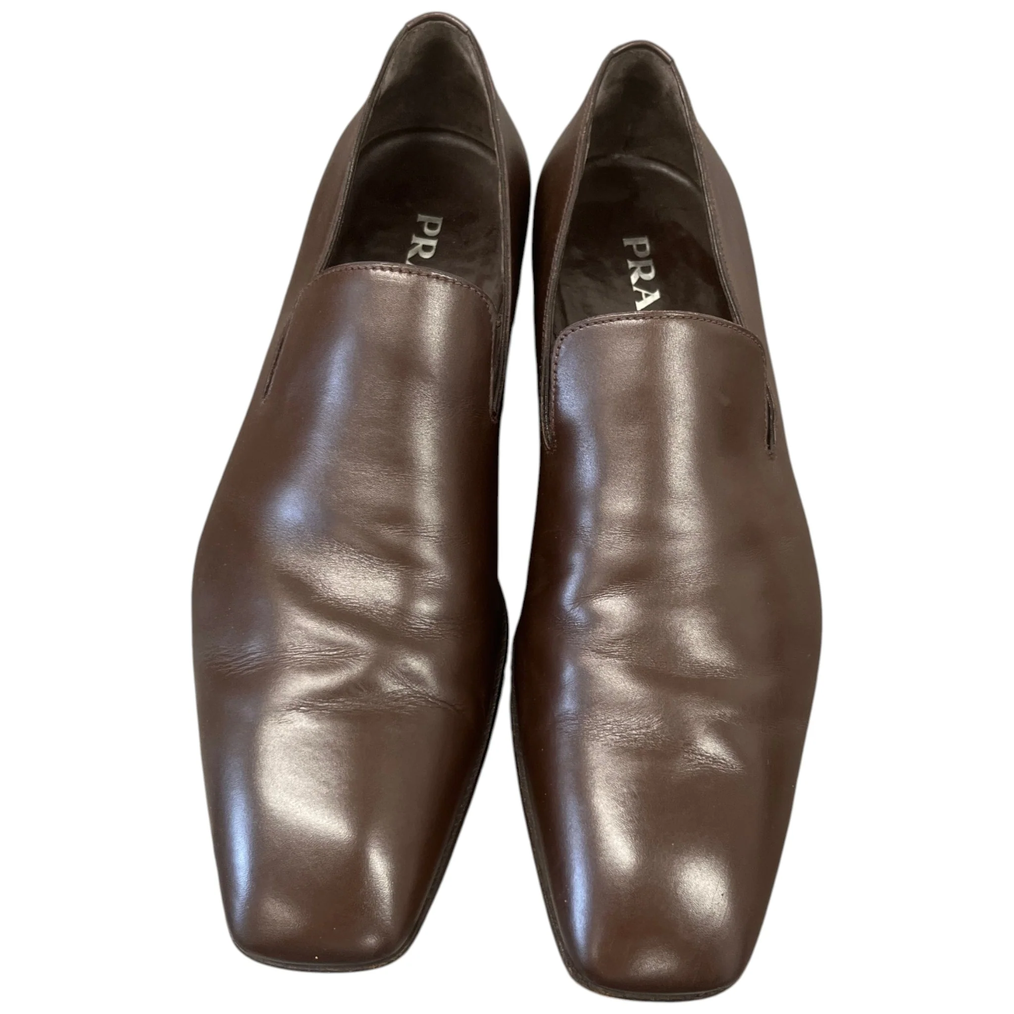 Men's Slip On Loafers Brown Size EU 42 / UK 8 - Image 6