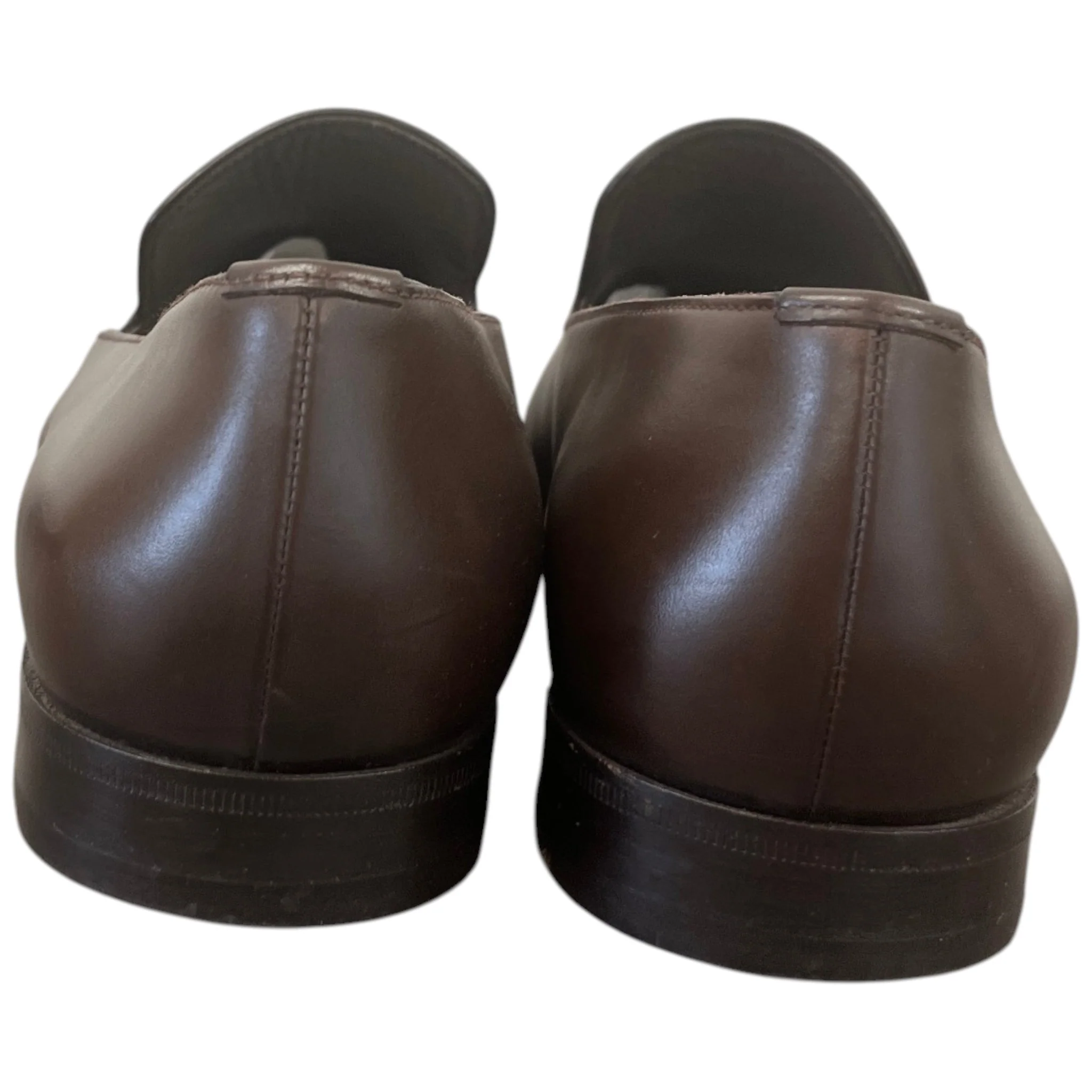 Men's Slip On Loafers Brown Size EU 42 / UK 8 - Image 7