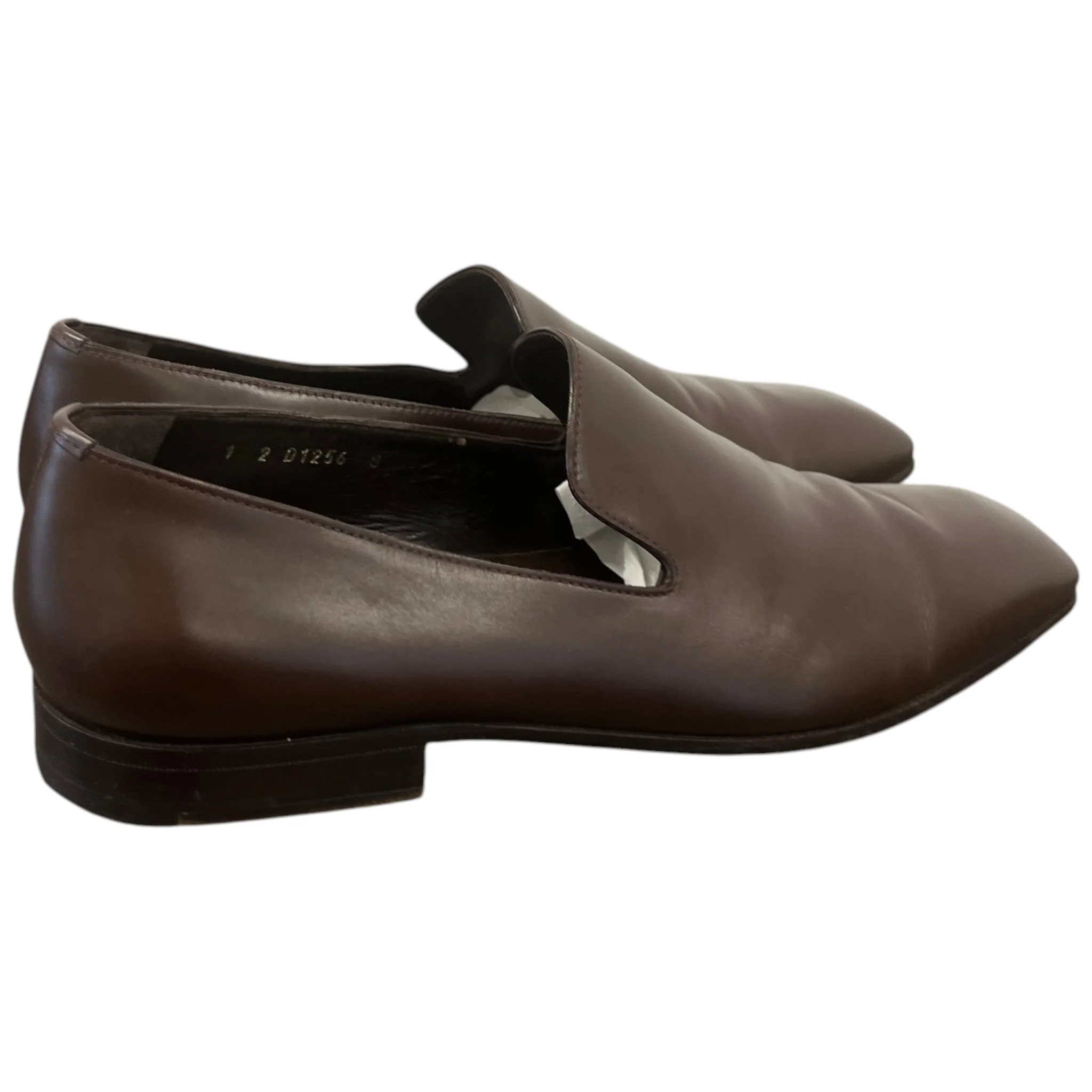 Men's Slip On Loafers Brown Size EU 42 / UK 8 - Image 8