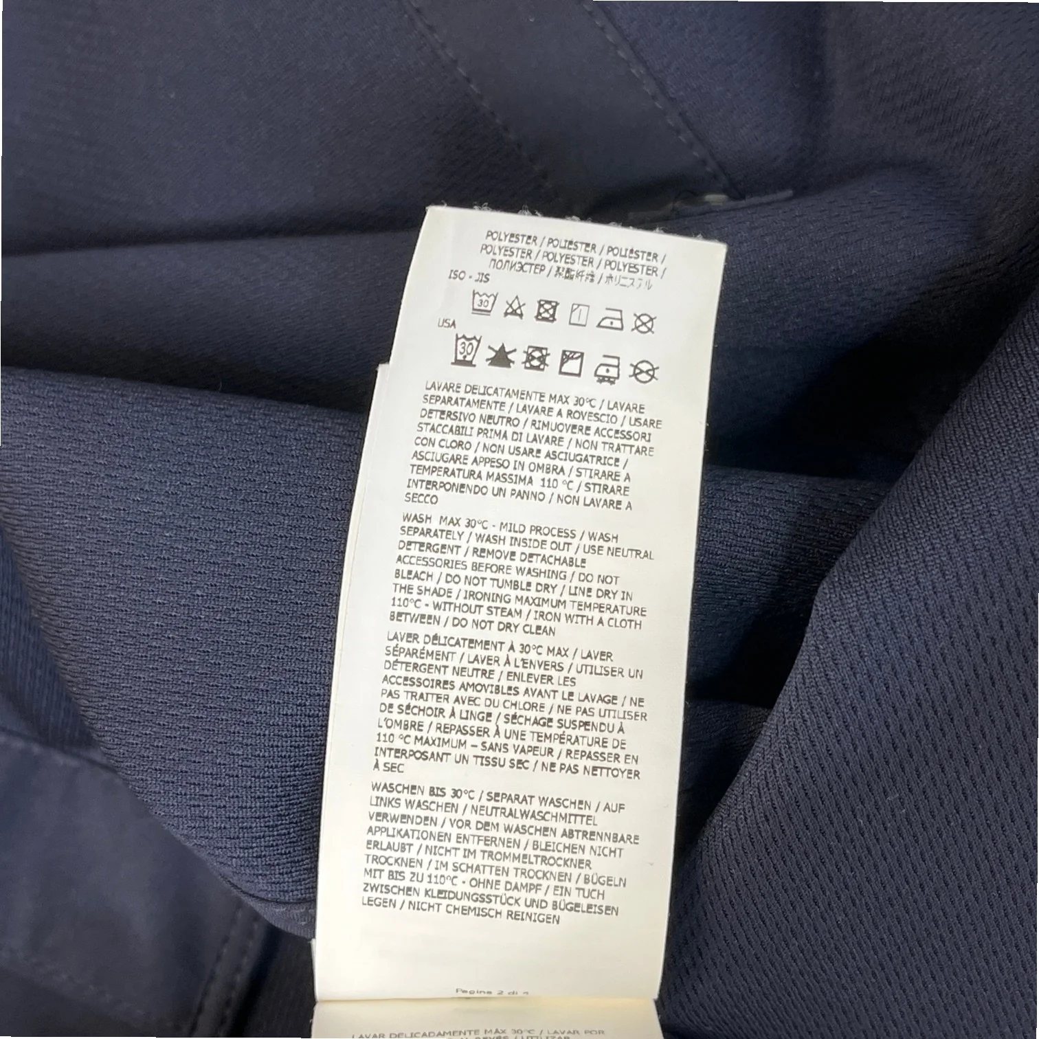 Men's Soft Shell-R Hooded Hoodie Navy Size S - Image 10