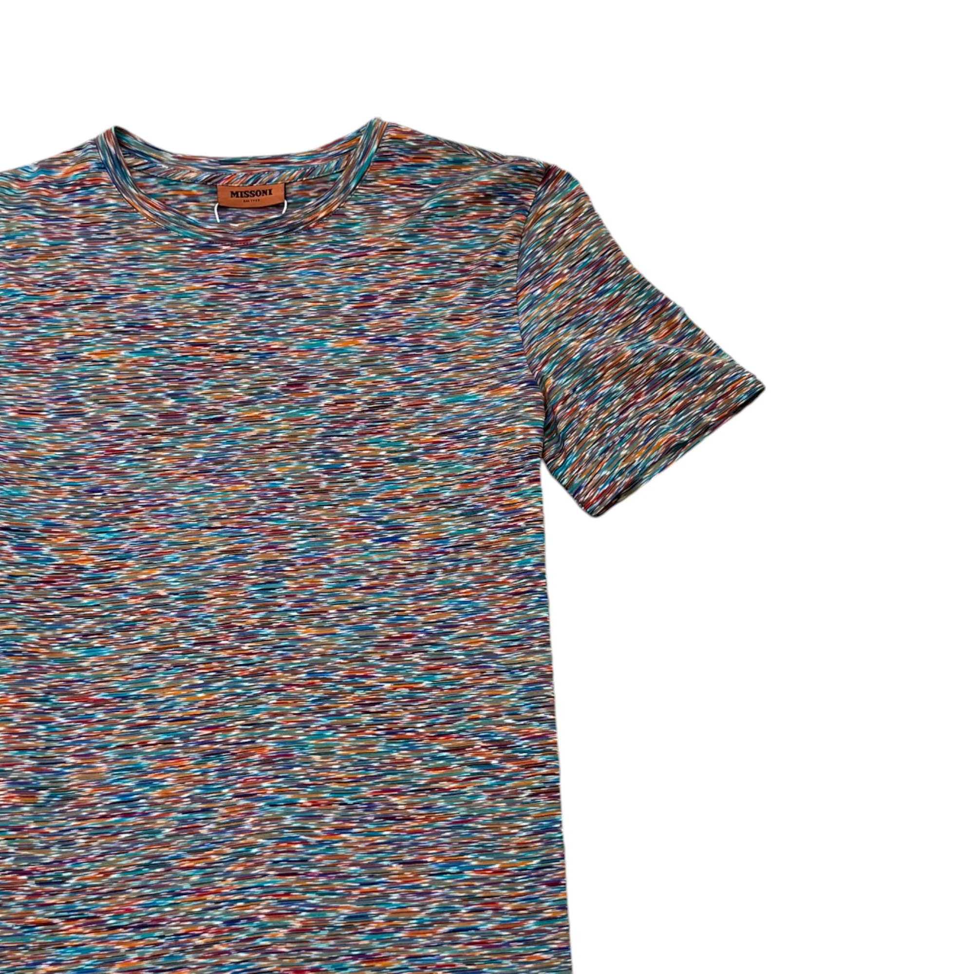 Men's Space Dye T-Shirt Multi-Coloured Size XS - Image 3
