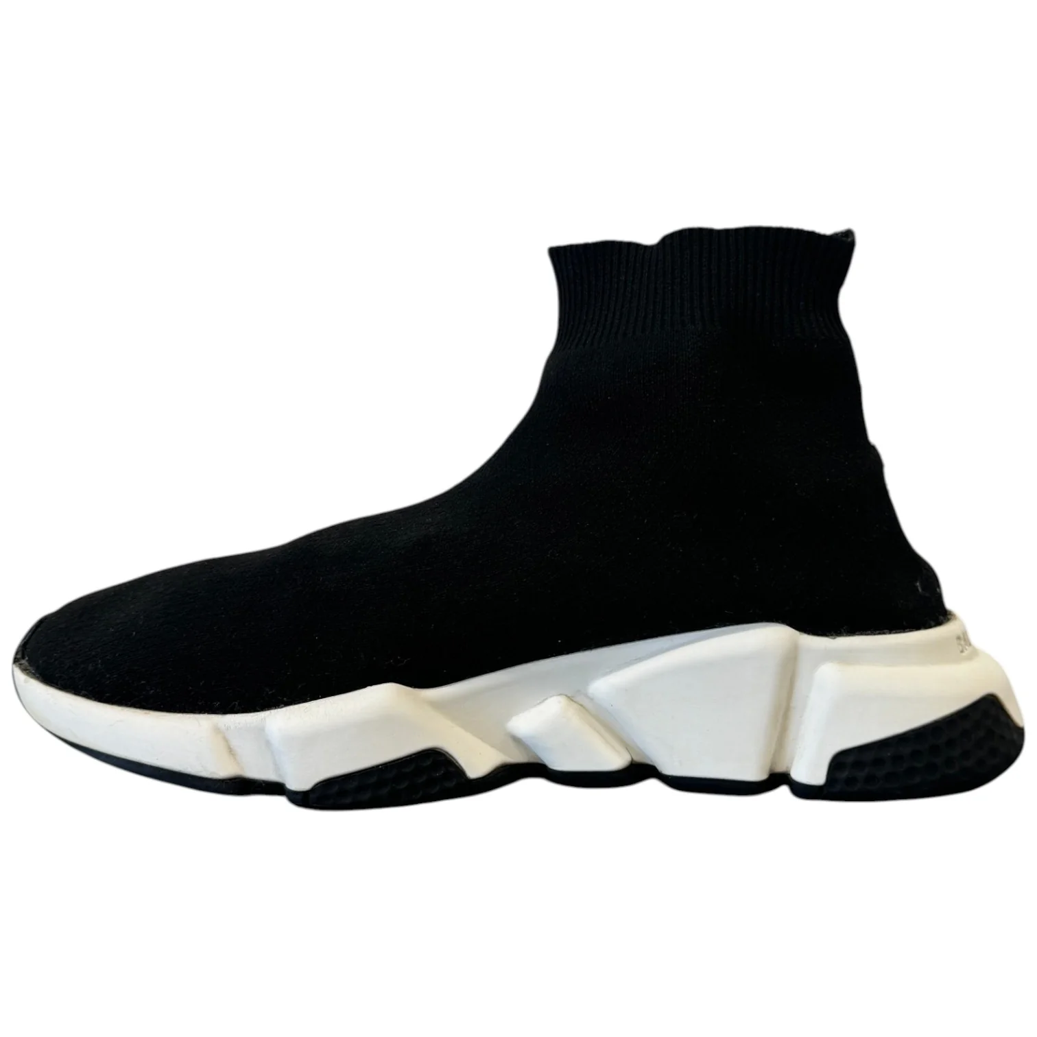 Men's Speed Sock High Trainers Black Size EU 40 / UK 6 - Image 2
