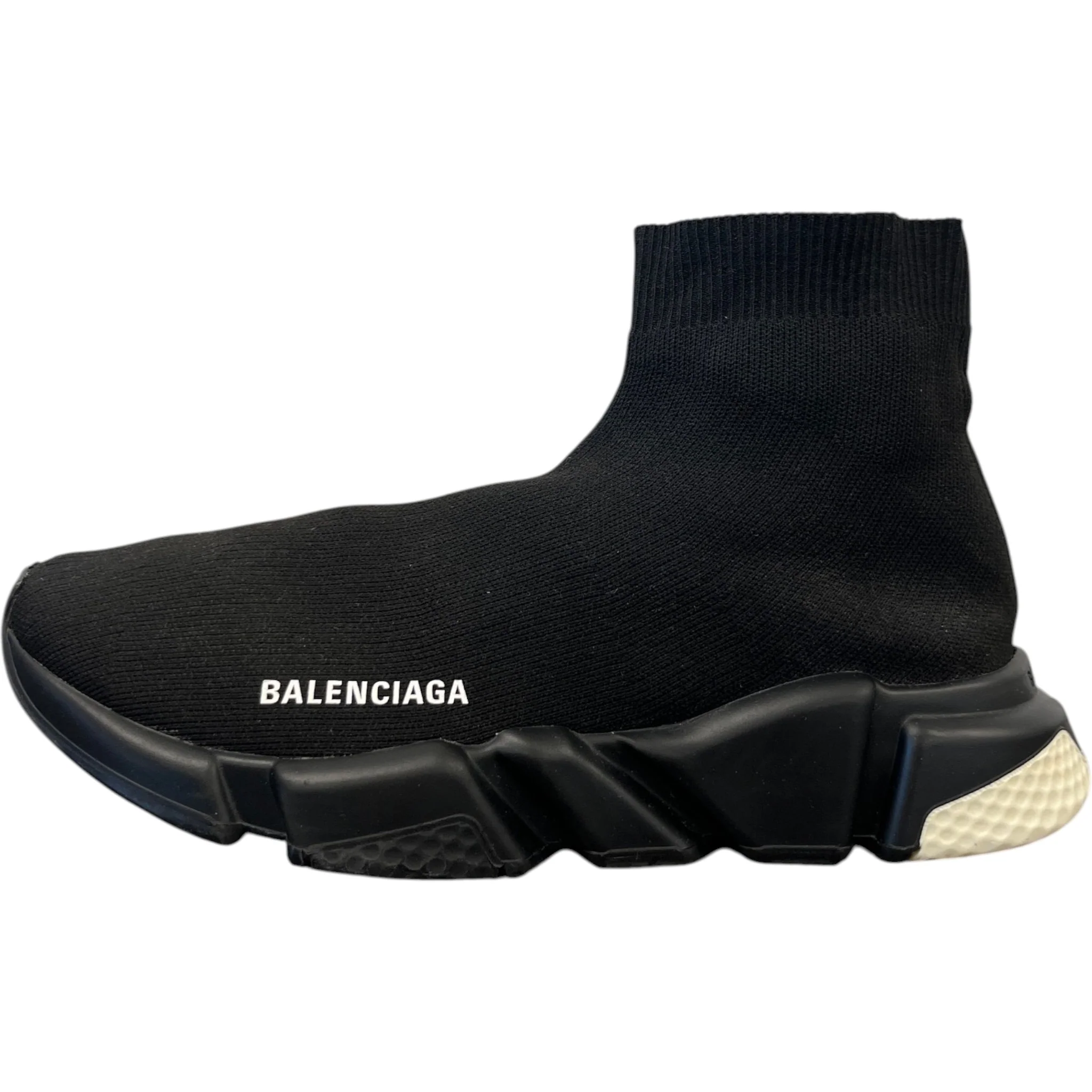 Men's Speed Sock High Trainers Black Size EU 41 / UK 7 - Image 5