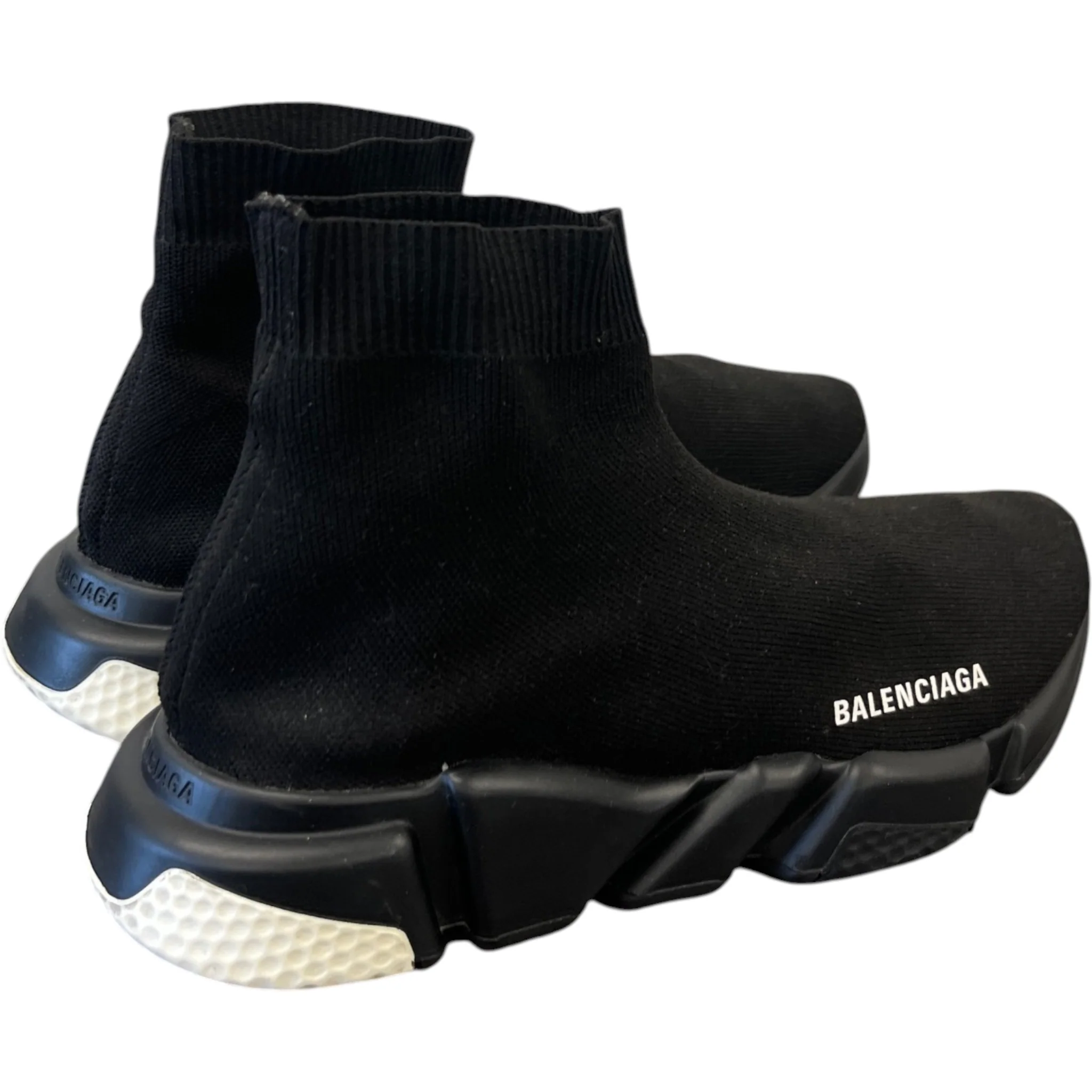 Men's Speed Sock High Trainers Black Size EU 41 / UK 7 - Image 8