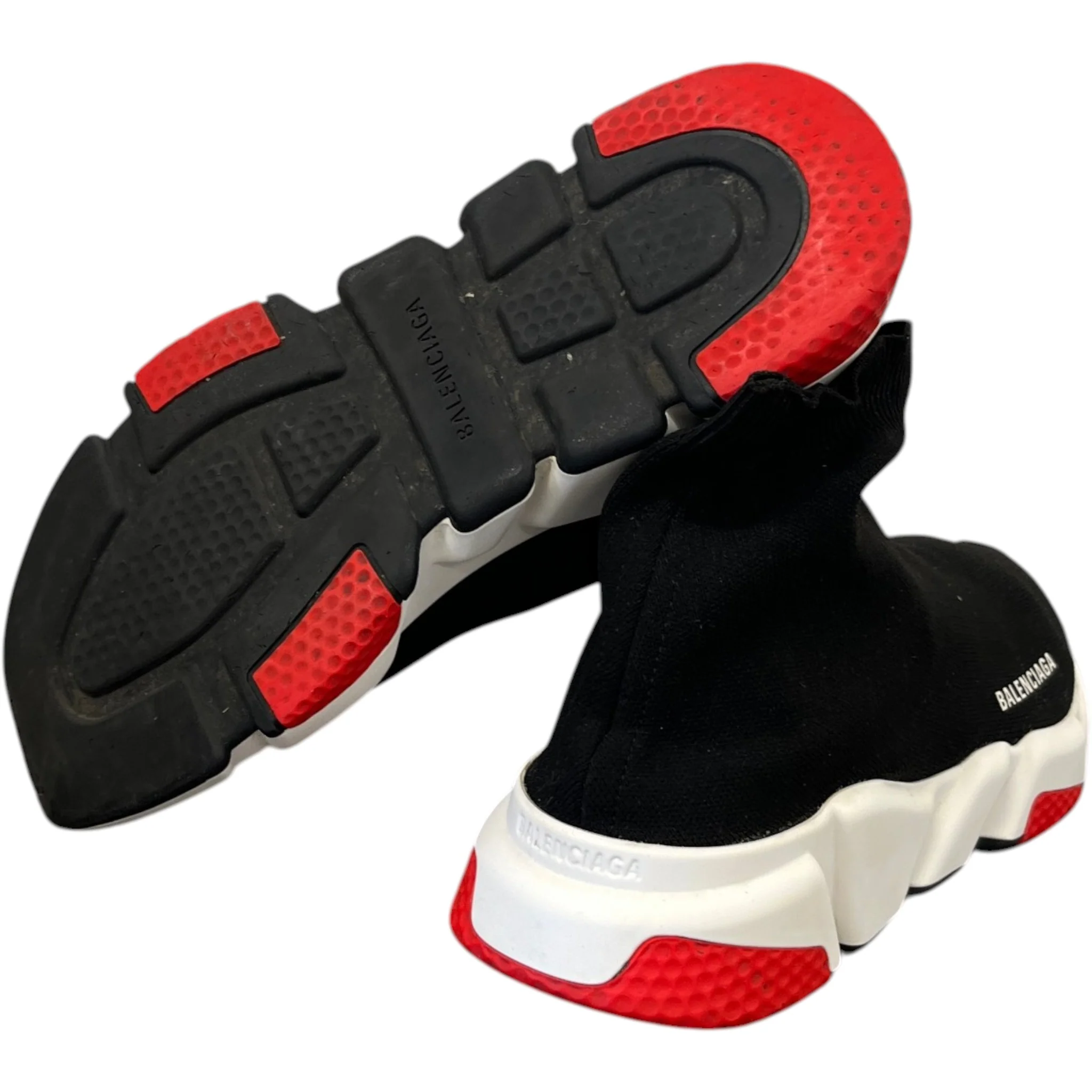 Men's Speed Sock High Trainers Black Size EU 42 / UK 8 - Image 10