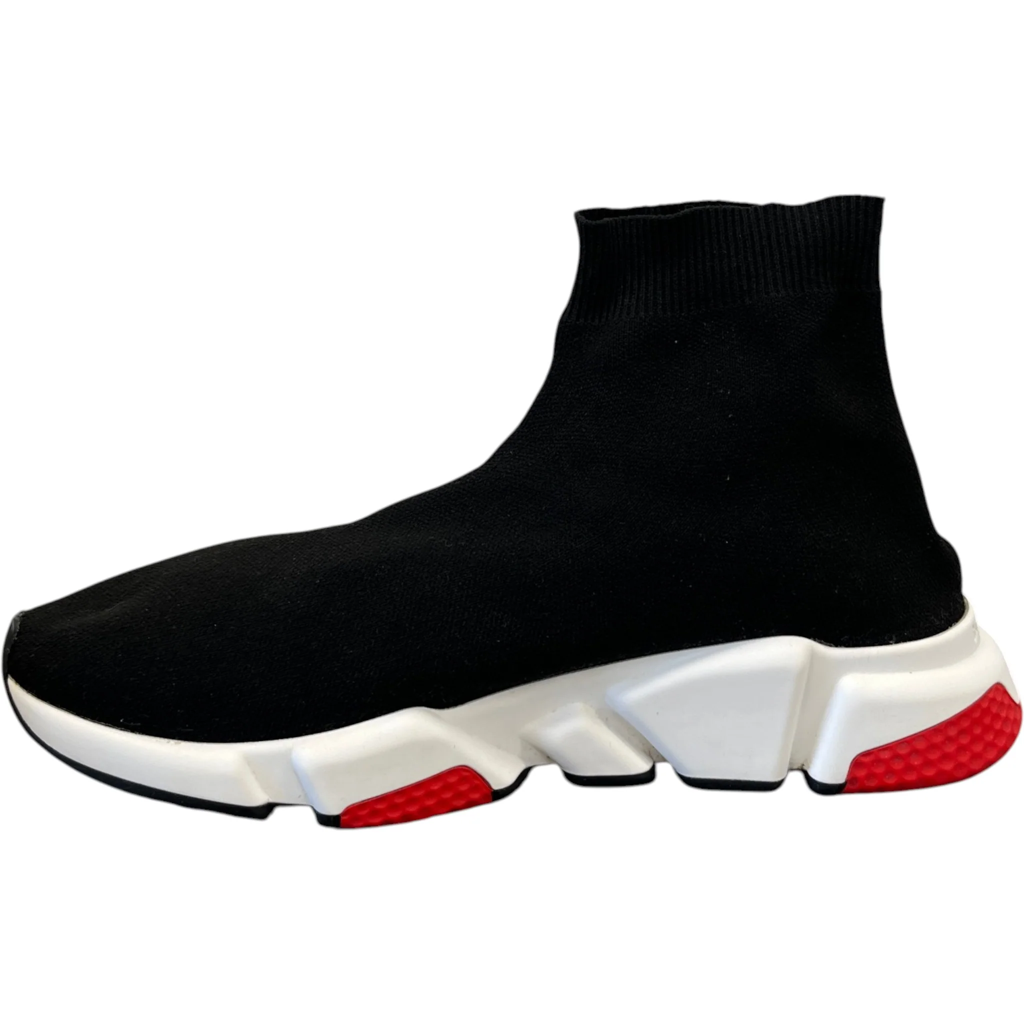 Men's Speed Sock High Trainers Black Size EU 42 / UK 8 - Image 2