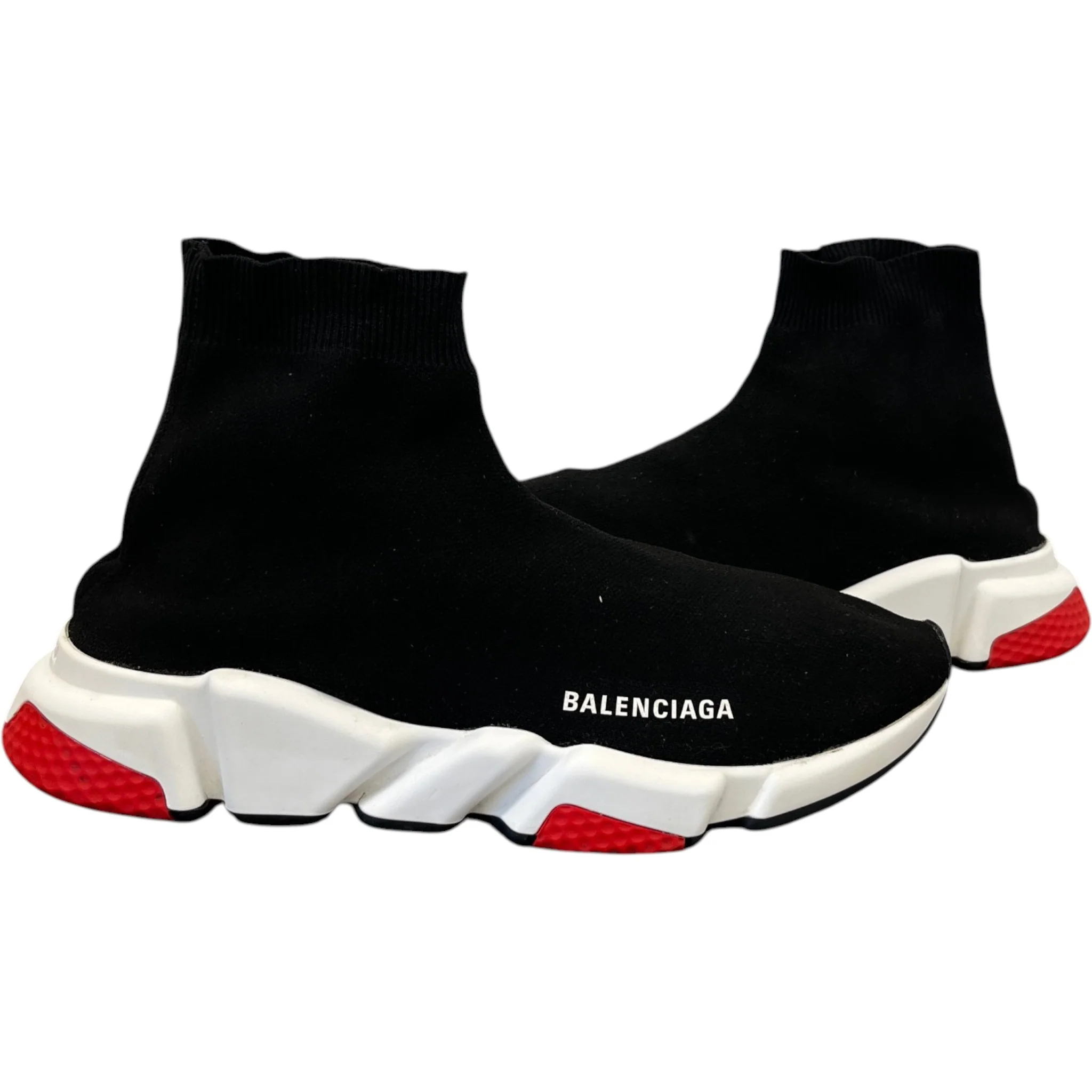Men's Speed Sock High Trainers Black Size EU 42 / UK 8 - Image 3