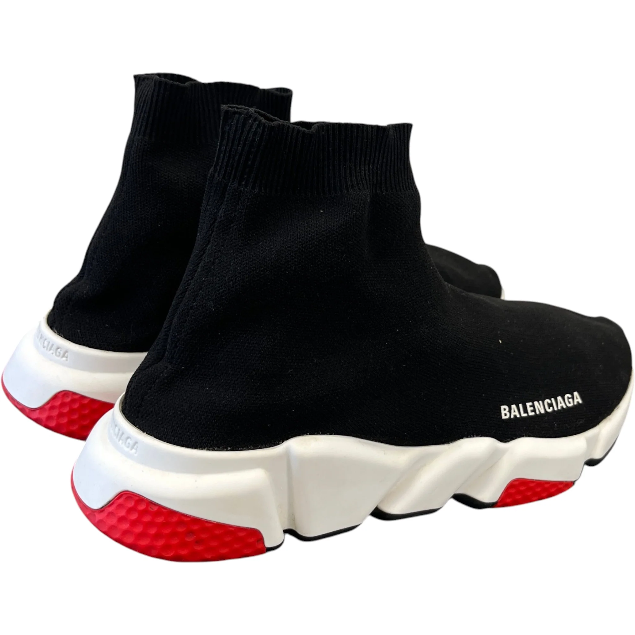 Men's Speed Sock High Trainers Black Size EU 42 / UK 8 - Image 8