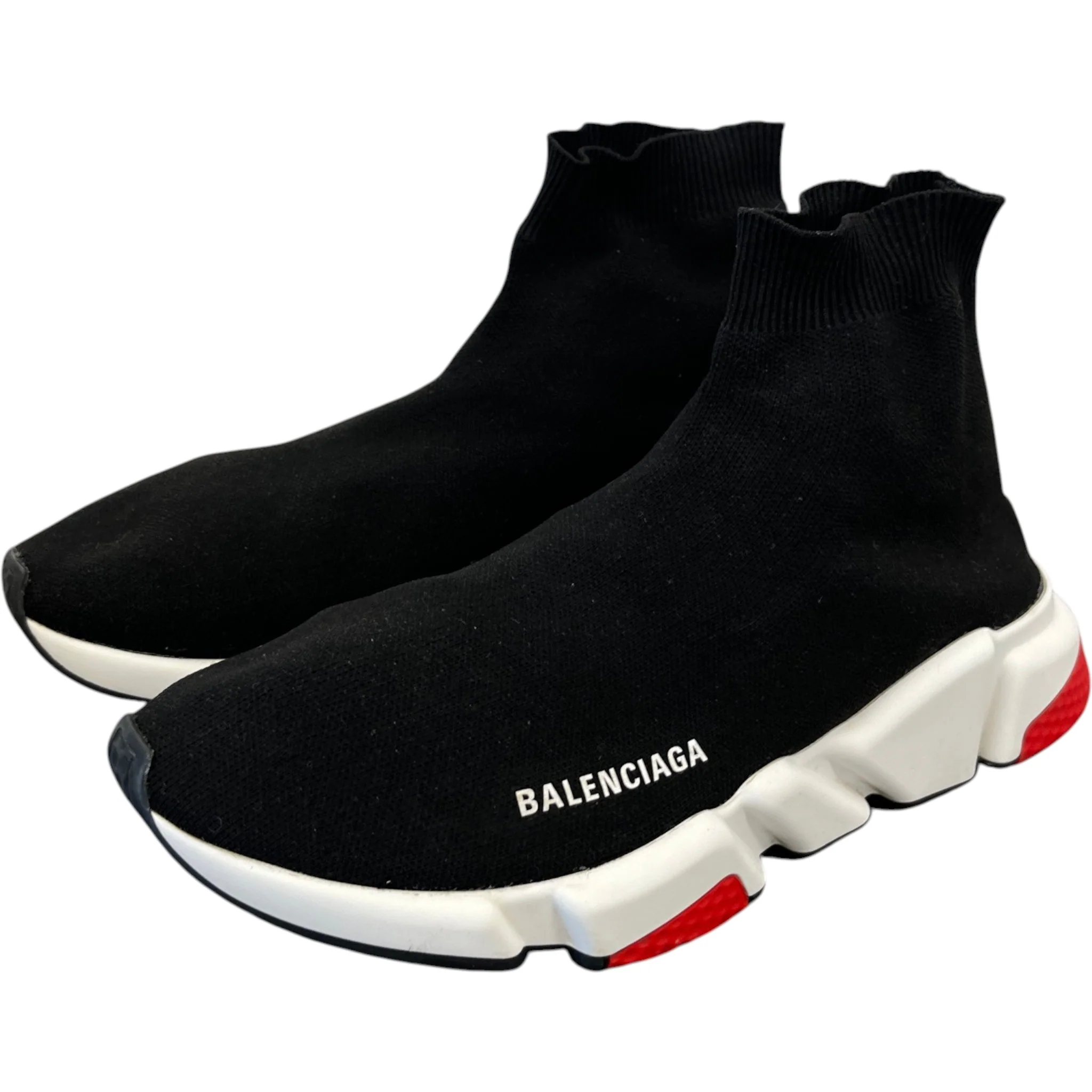 Men's Speed Sock High Trainers Black Size EU 42 / UK 8 - Image 9