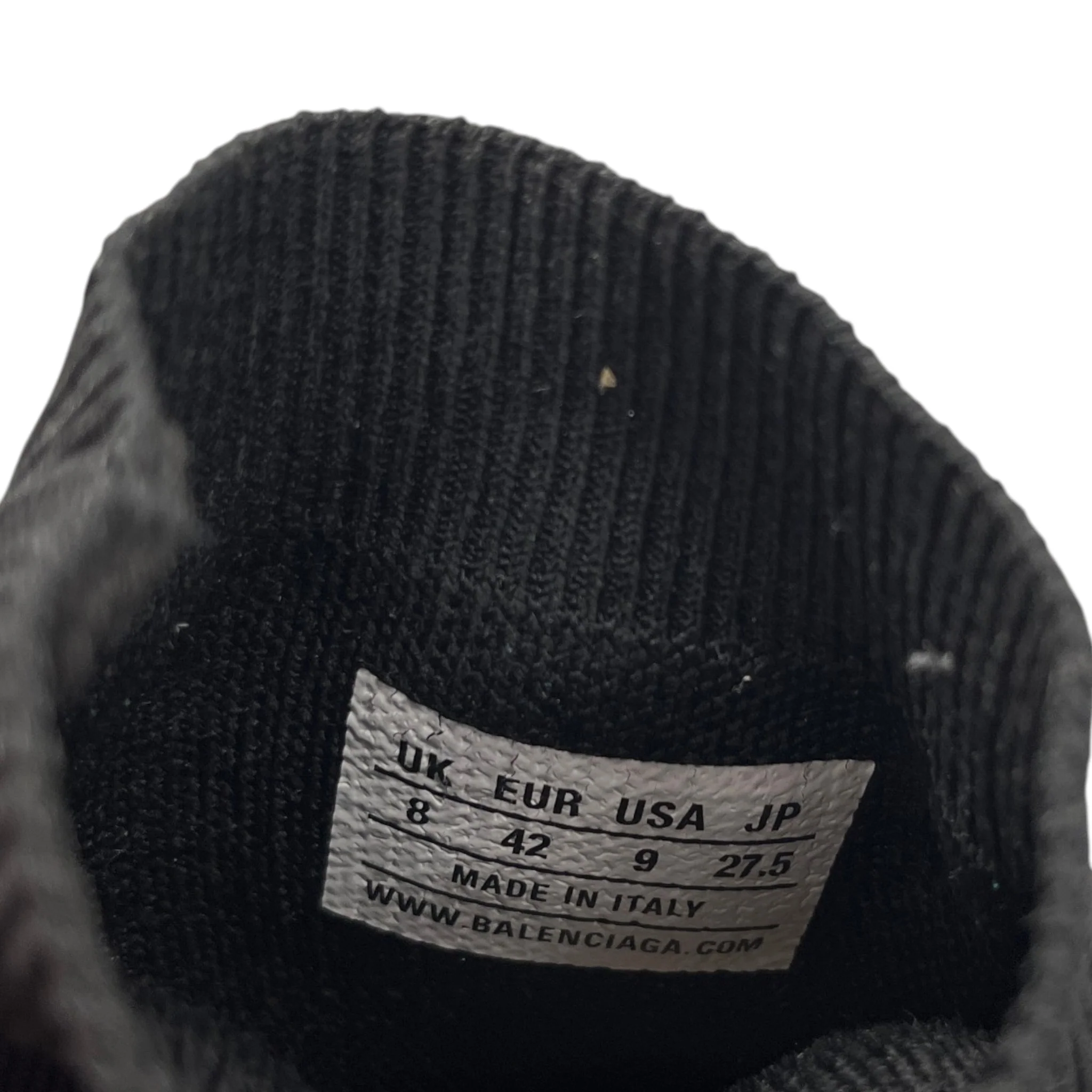 Men's Speed Sock High Trainers Black Size EU 42 / UK 8 - Image 11