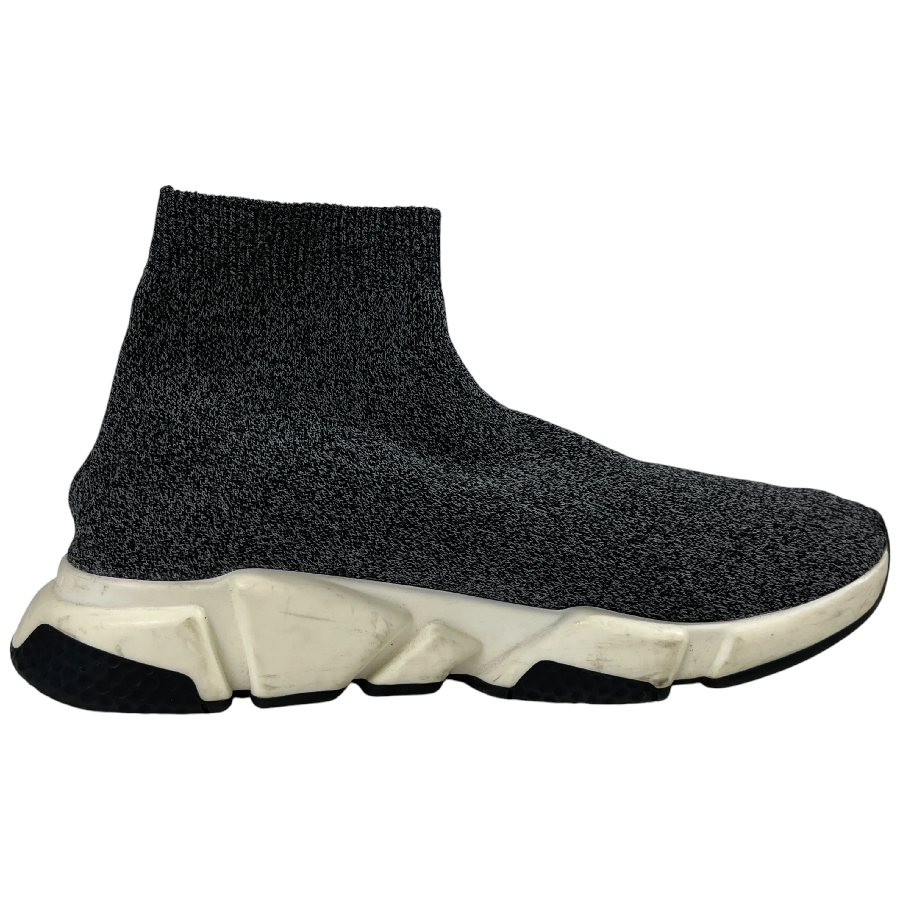 Men's Speed Sock High Trainers Grey Size EU 44 / UK 10 - Image 4