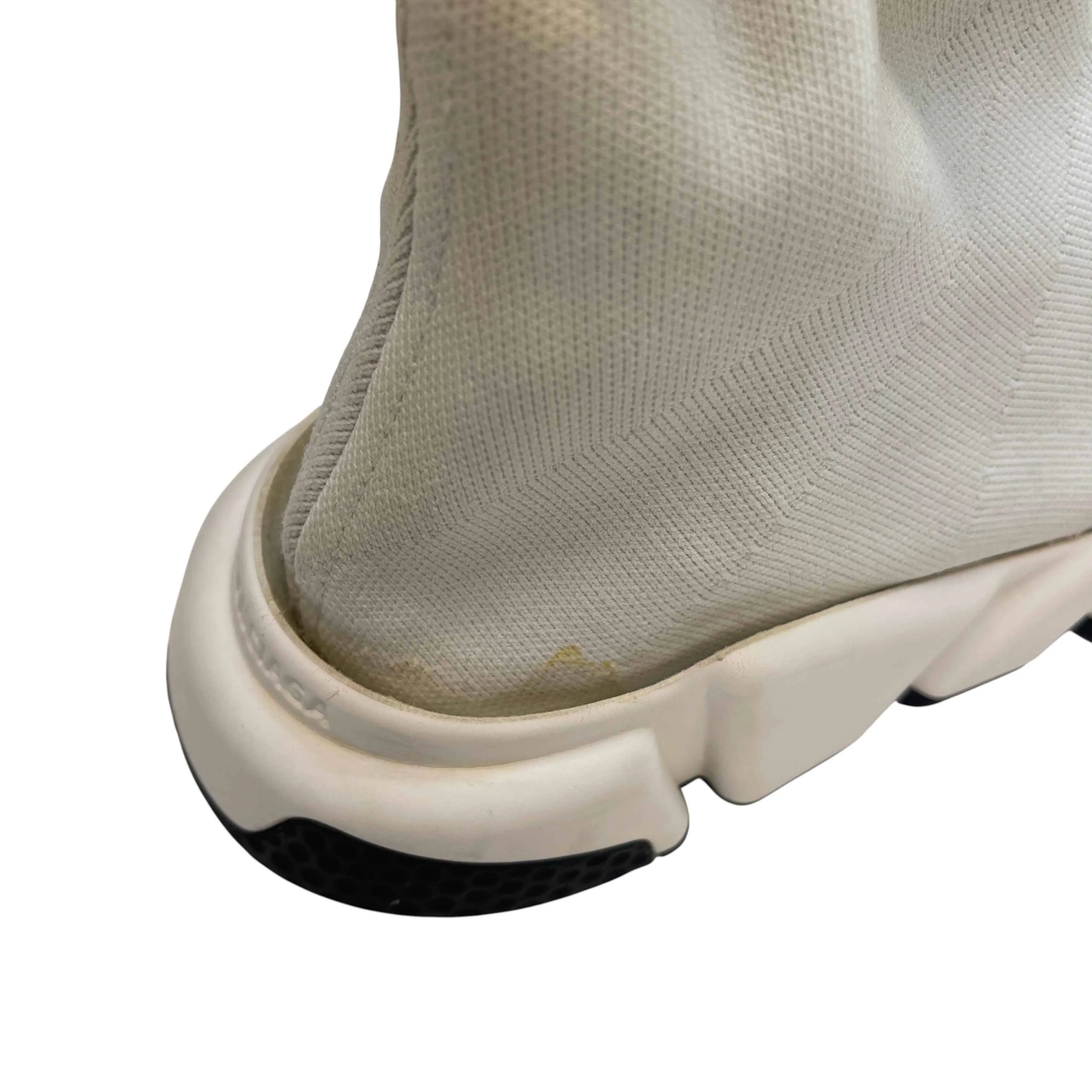 Men's Speed Sock High Trainers White Size EU 40 / UK 6 - Image 13