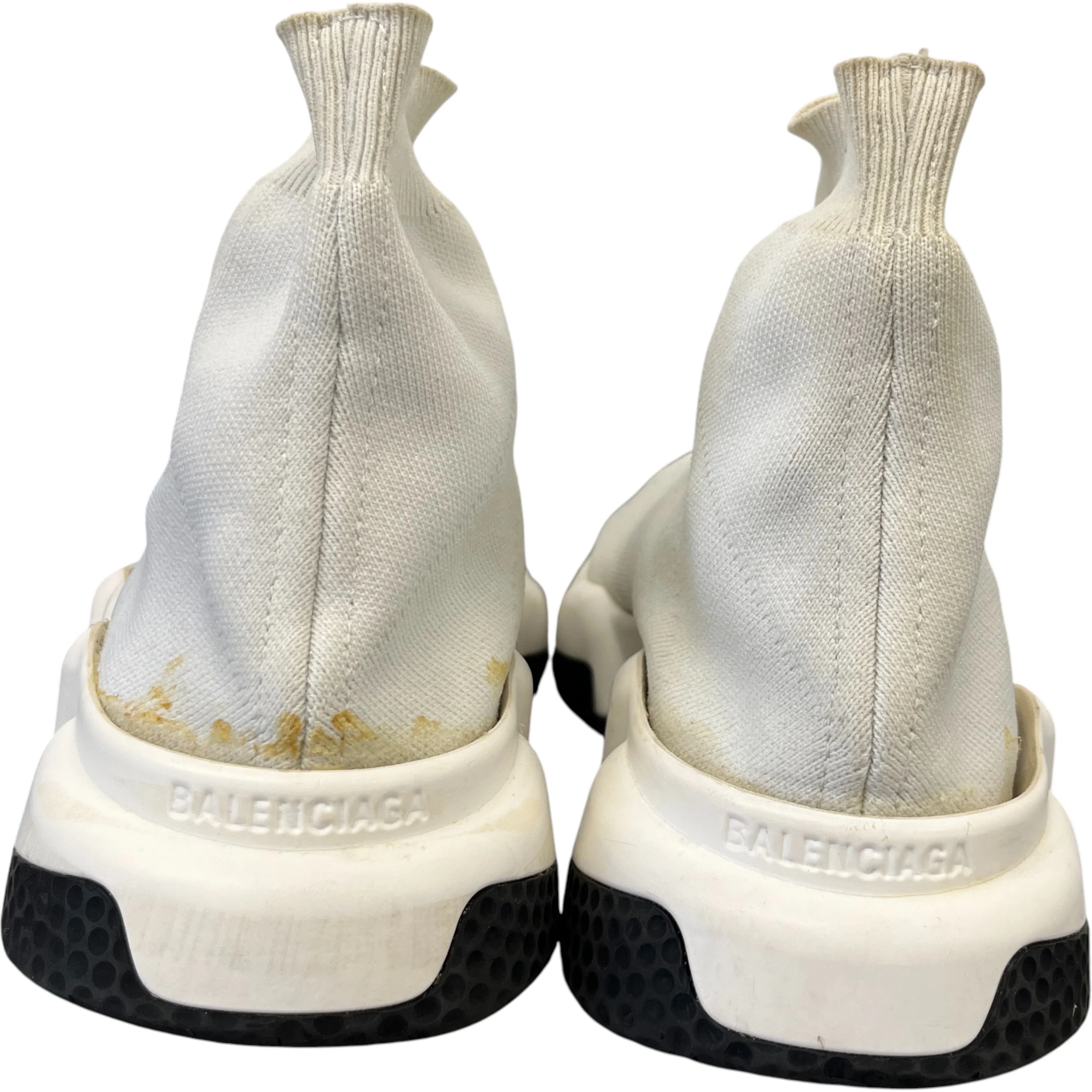 Men's Speed Sock High Trainers White Size EU 40 / UK 6 - Image 7